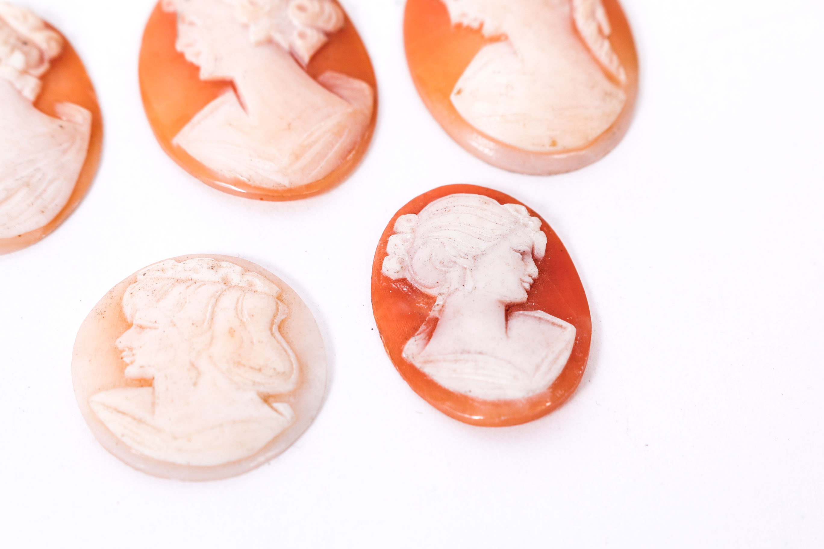 Group of Shell Cameos