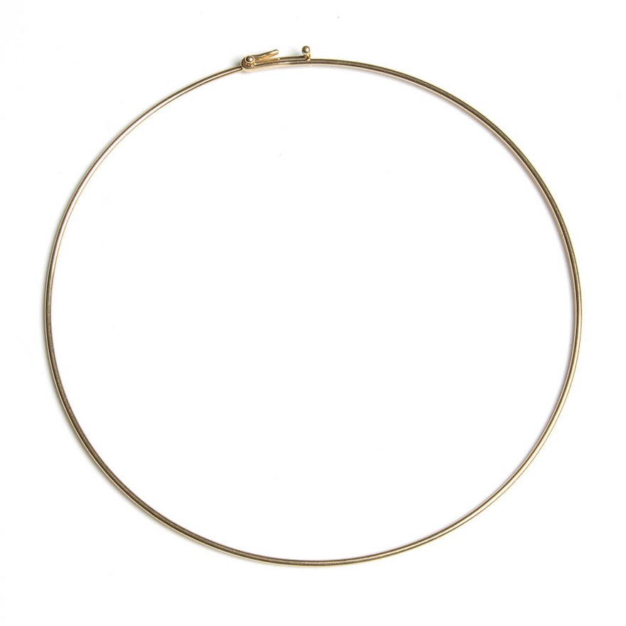 14K Yellow Gold Collar Necklace