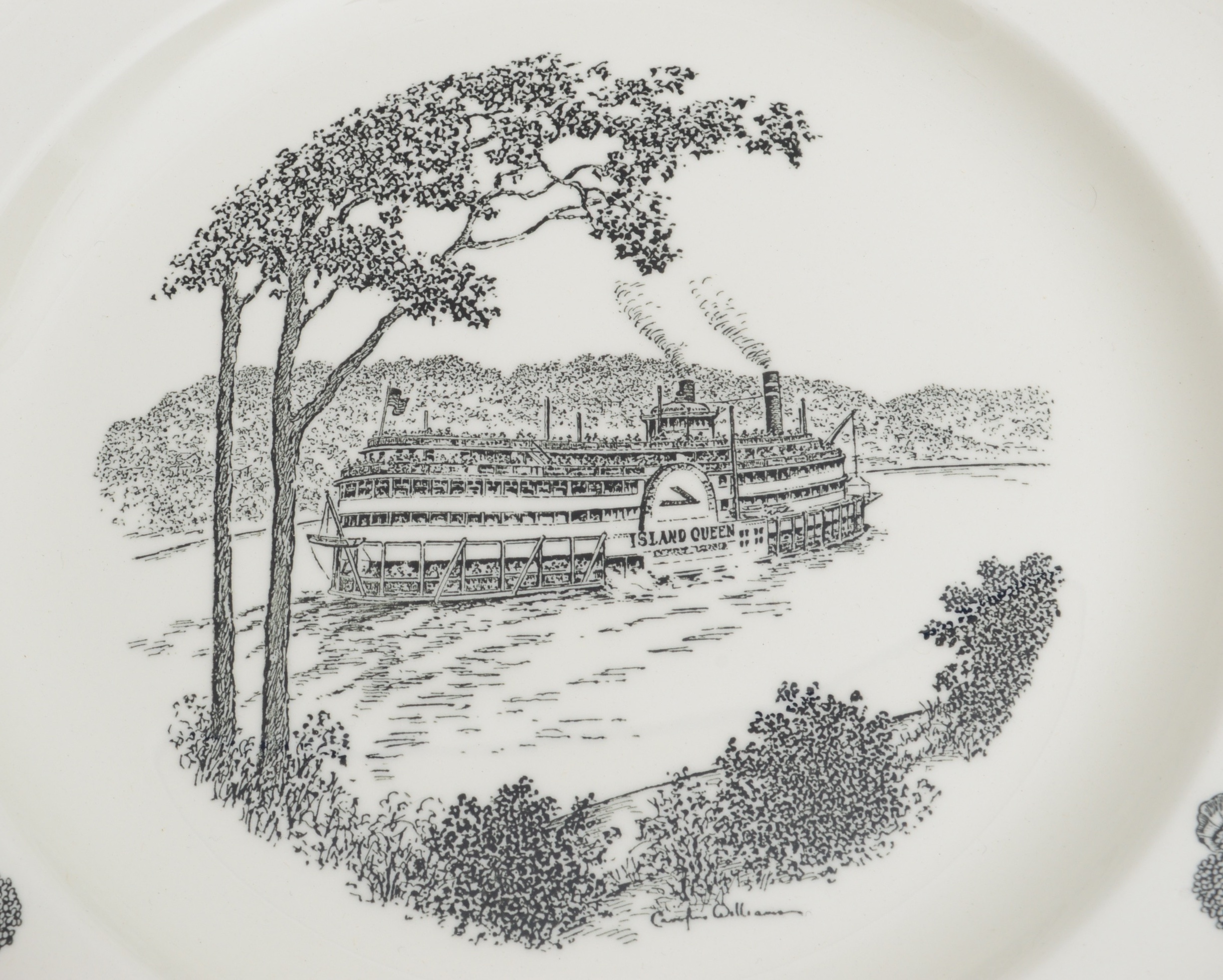 Extensive Set of Twenty-Two Caroline Williams Cincinnati Plates