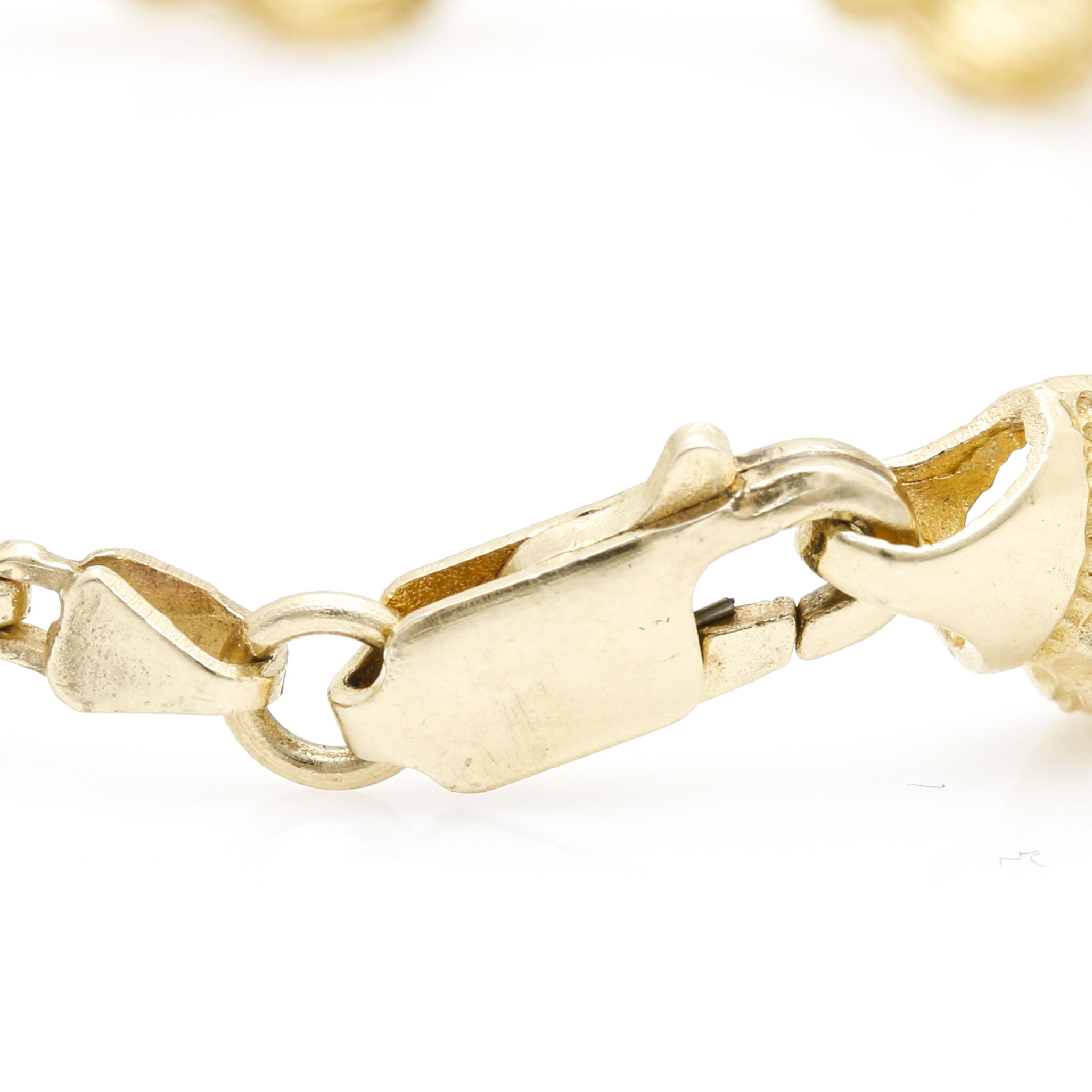 14K Yellow Gold Seashell Bracelet