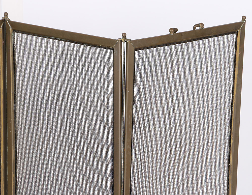 Metal Mesh Hearth Fire Screen