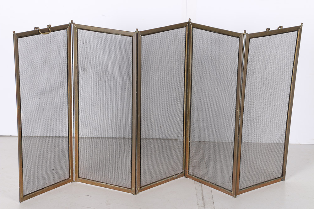 Metal Mesh Hearth Fire Screen