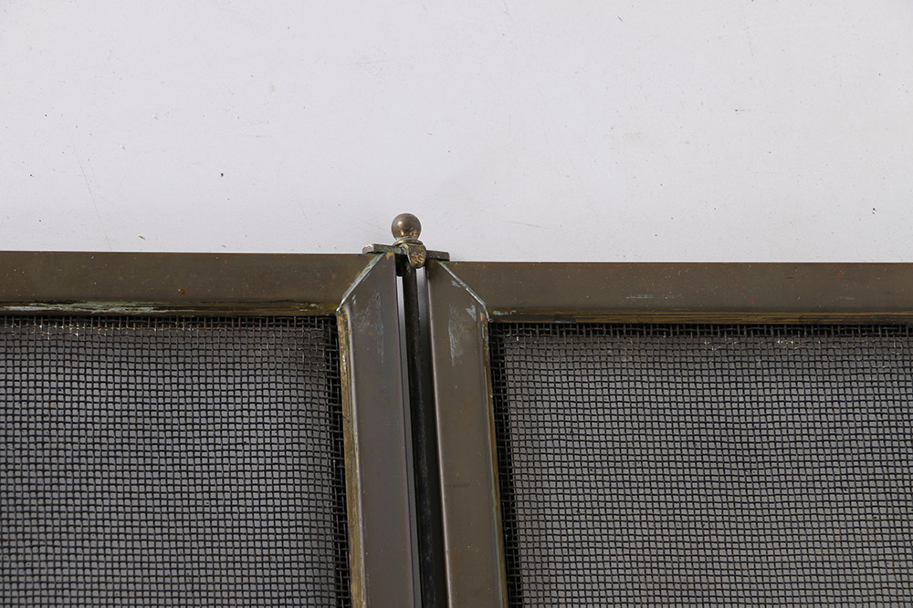 Metal Mesh Hearth Fire Screen