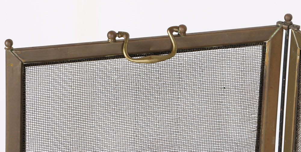 Metal Mesh Hearth Fire Screen