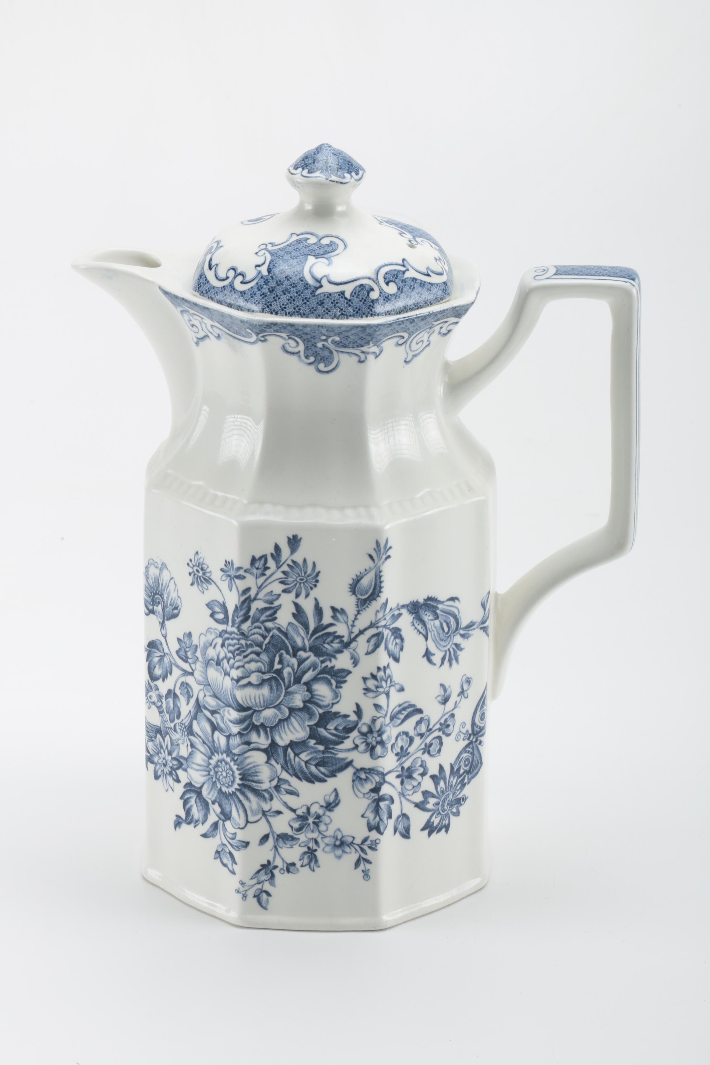 Kensington Staffordshire Ironstone "Balmoral Blue" Tableware