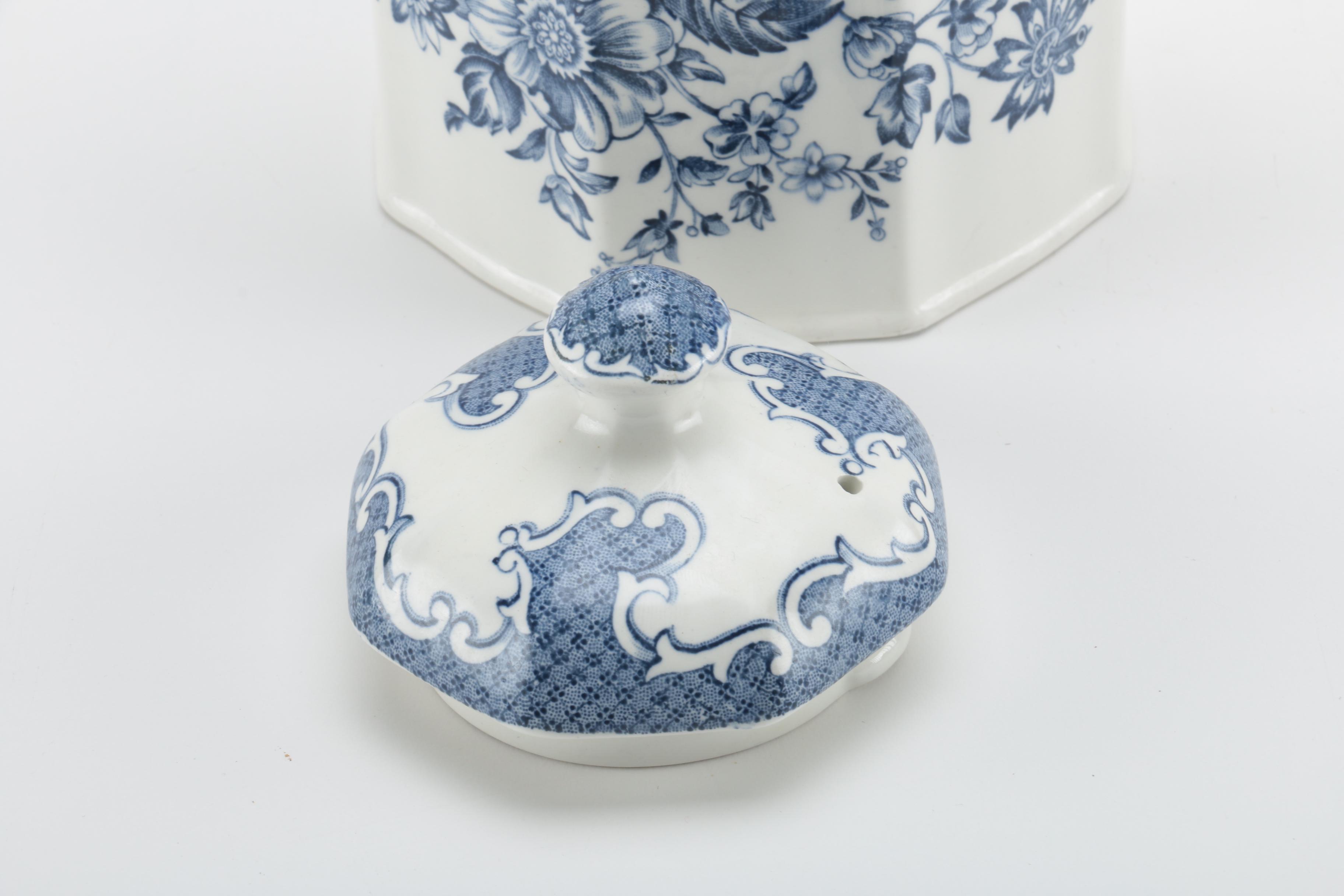 Kensington Staffordshire Ironstone "Balmoral Blue" Tableware