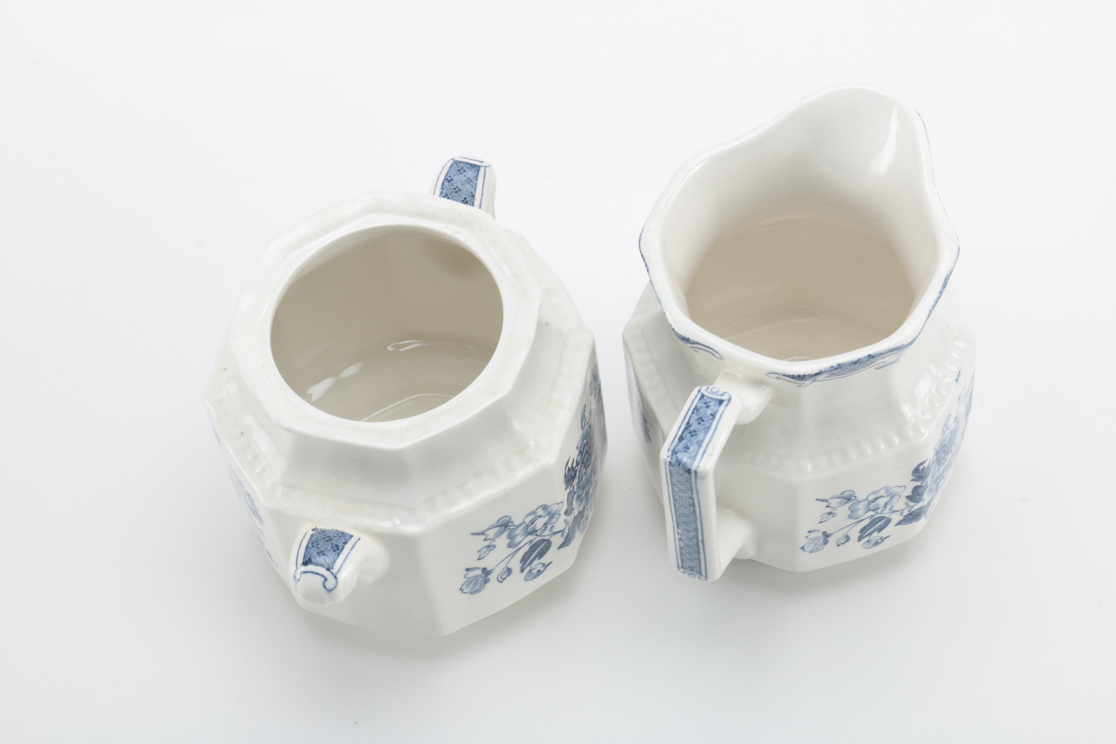 Kensington Staffordshire Ironstone "Balmoral Blue" Tableware