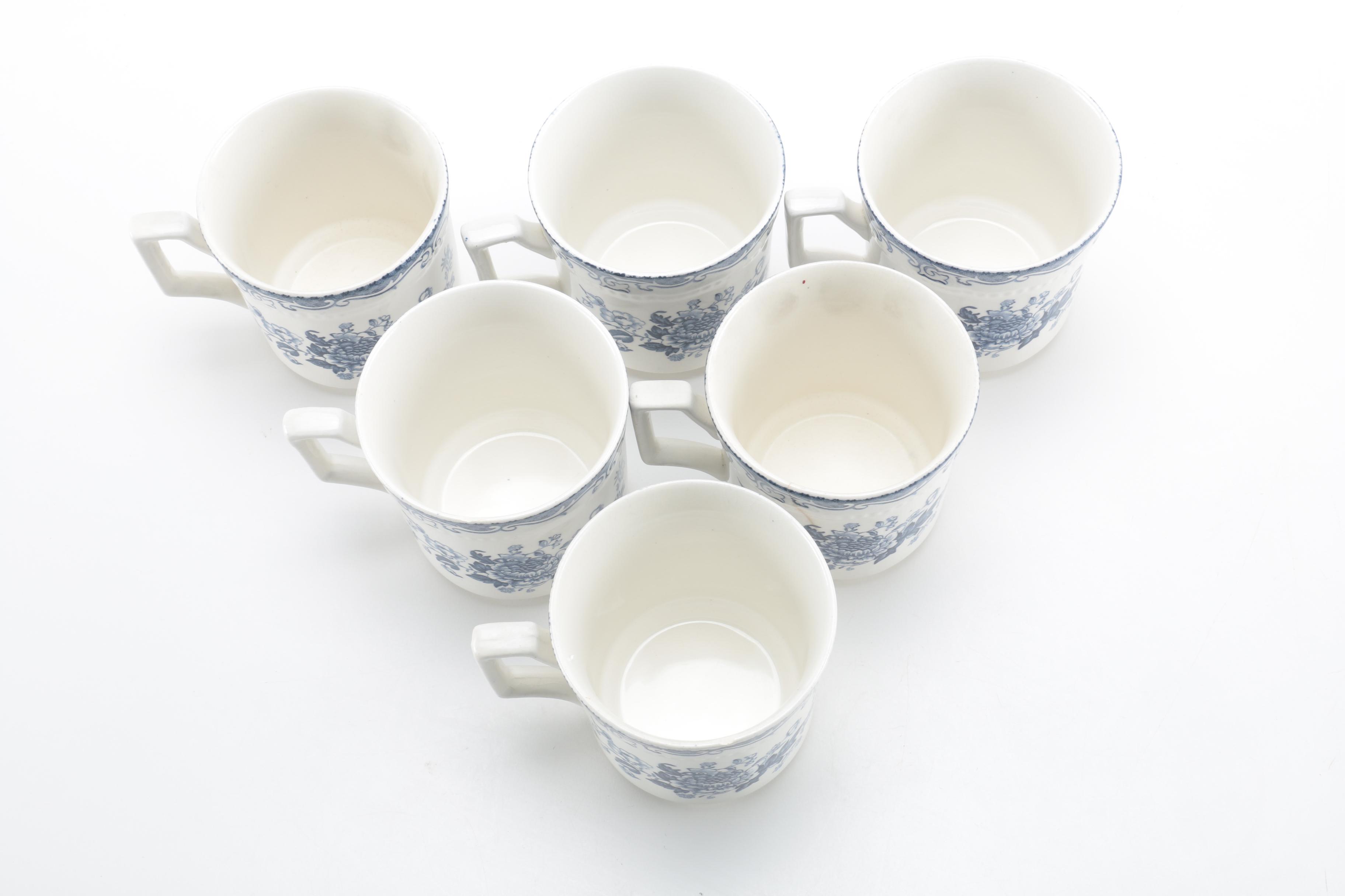 Kensington Staffordshire Ironstone "Balmoral Blue" Tableware