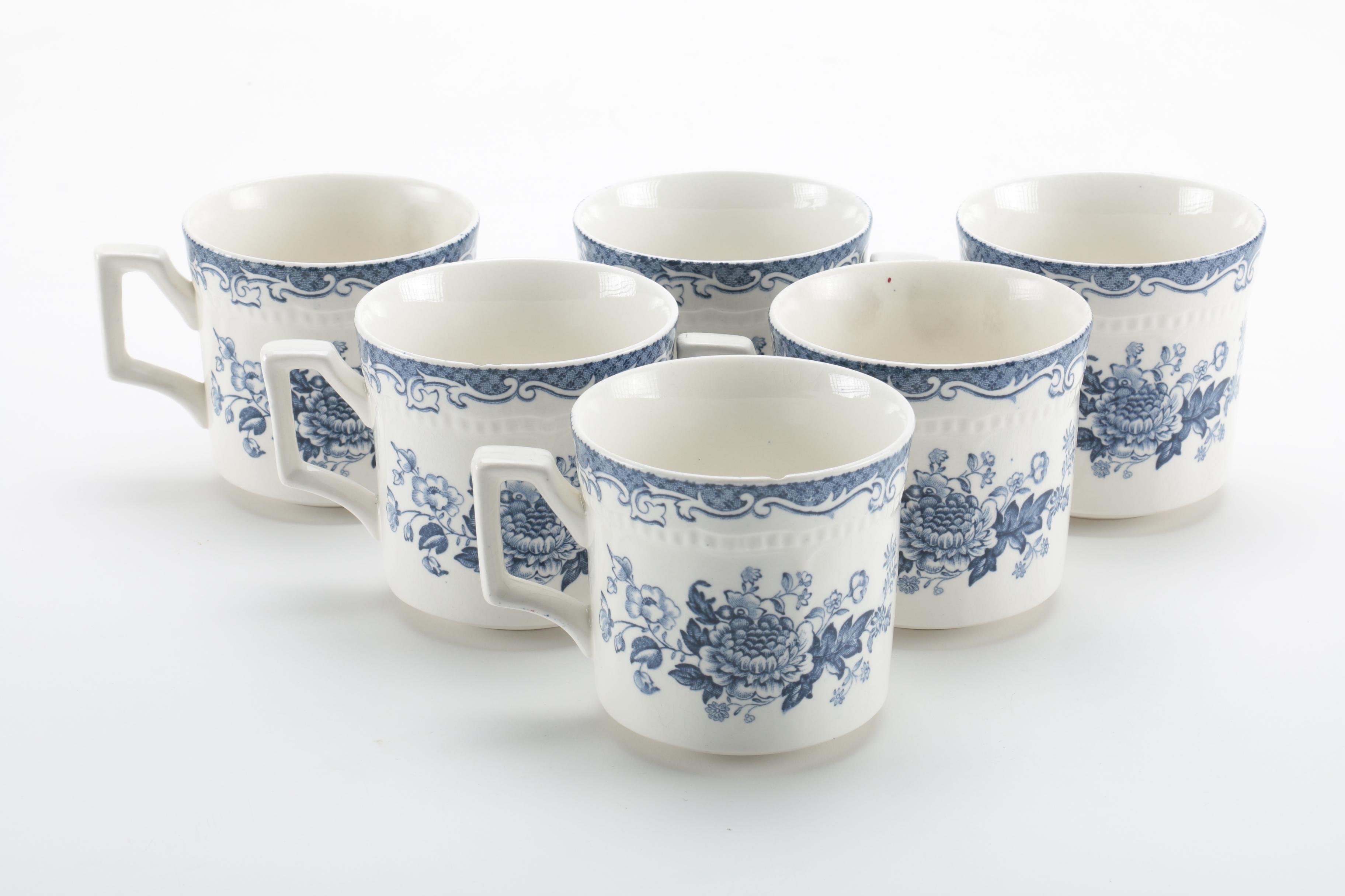 Kensington Staffordshire Ironstone "Balmoral Blue" Tableware