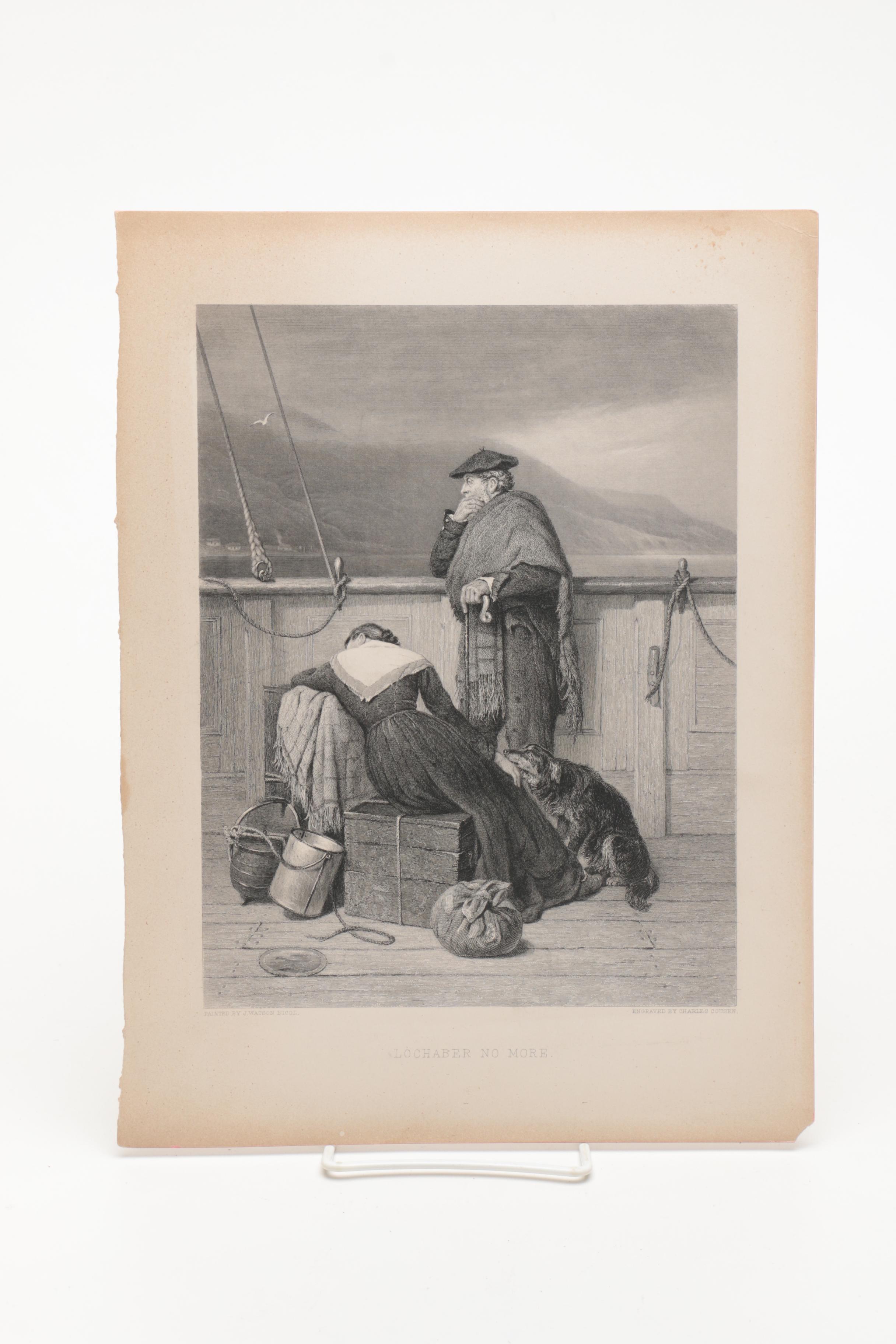 Four Vintage Engravings