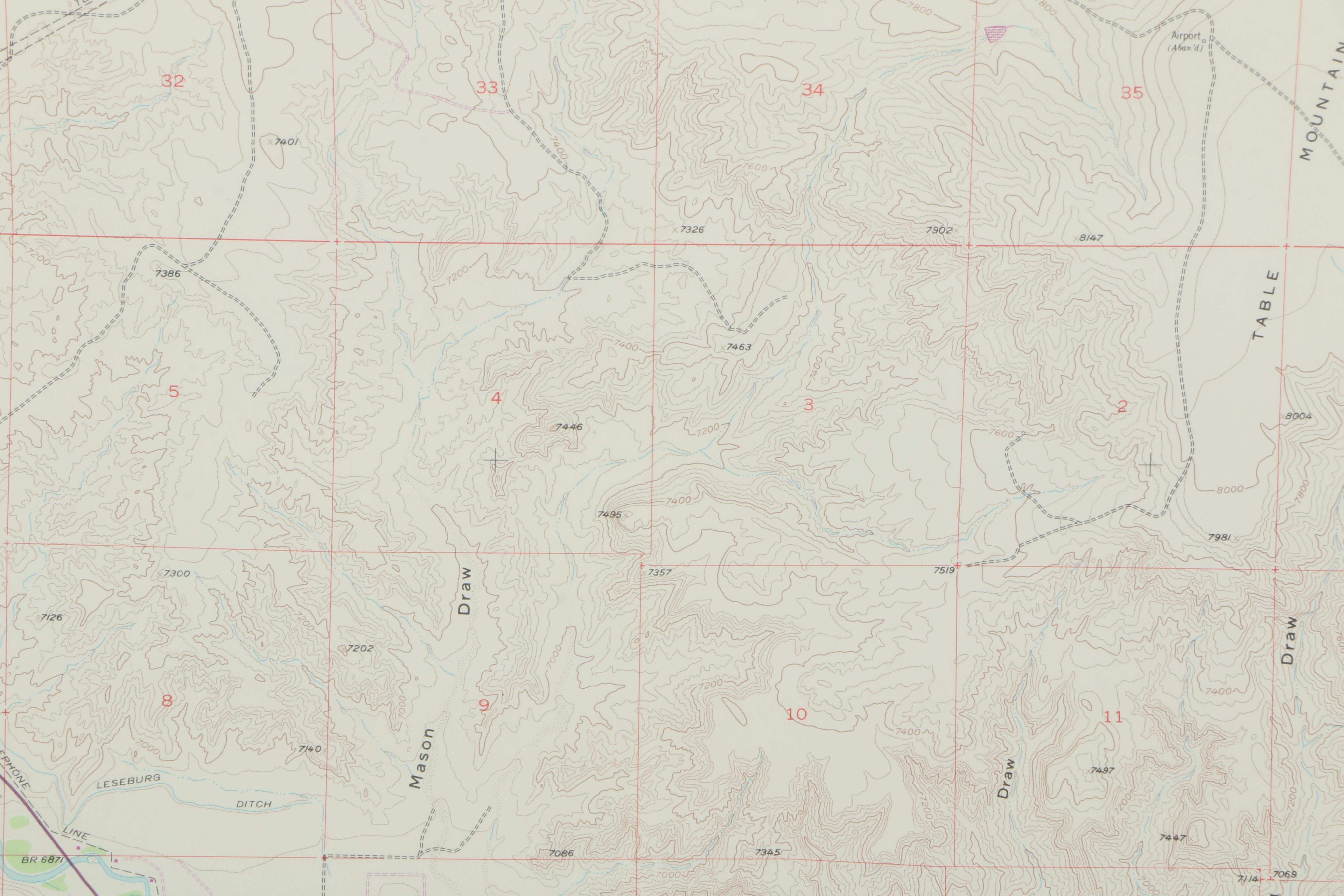 1979 Topographical Maps of Fremont County, Wyoming