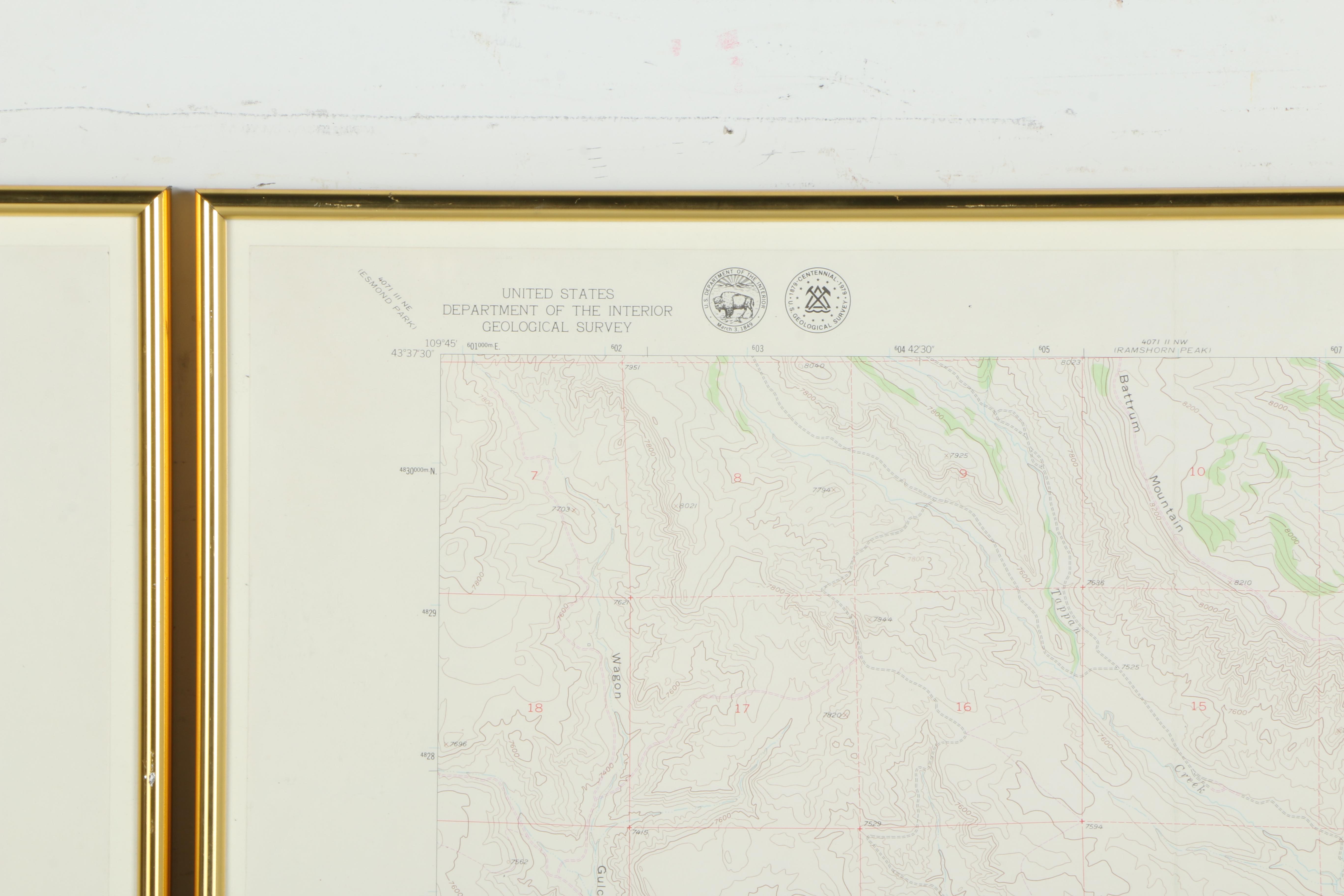 1979 Topographical Maps of Fremont County, Wyoming