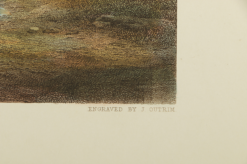 Hand-Colored Reproduction Engravings on Paper of Children Genre Scenes