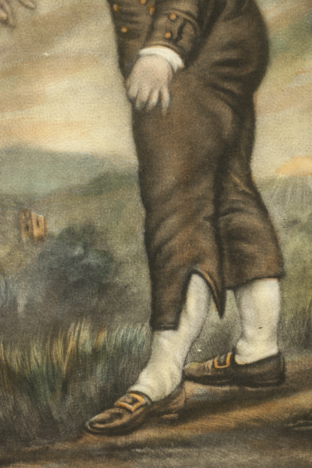 Hand-Colored Reproduction Engravings on Paper of Children Genre Scenes