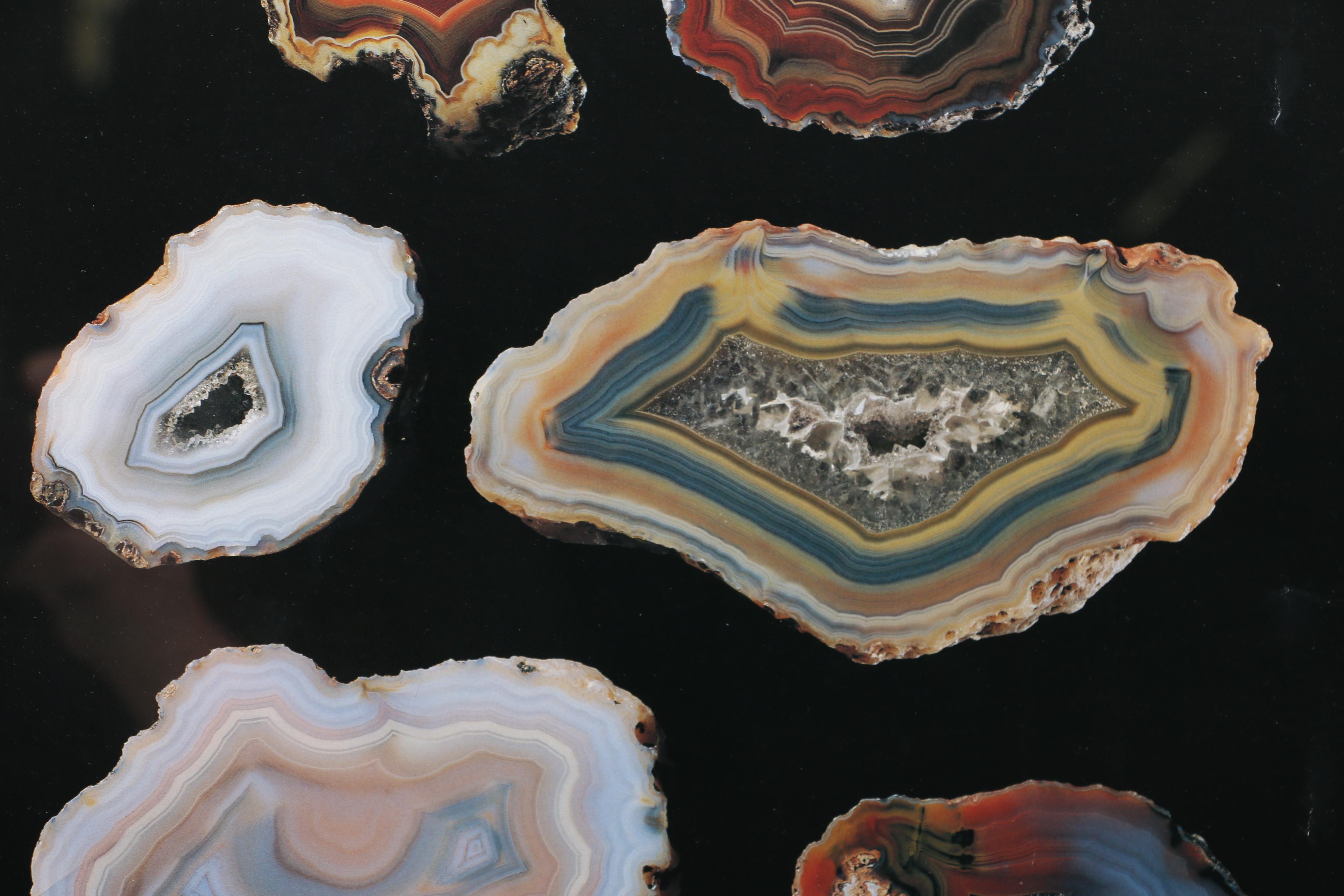 Framed Offset Lithograph "Condor Agate"