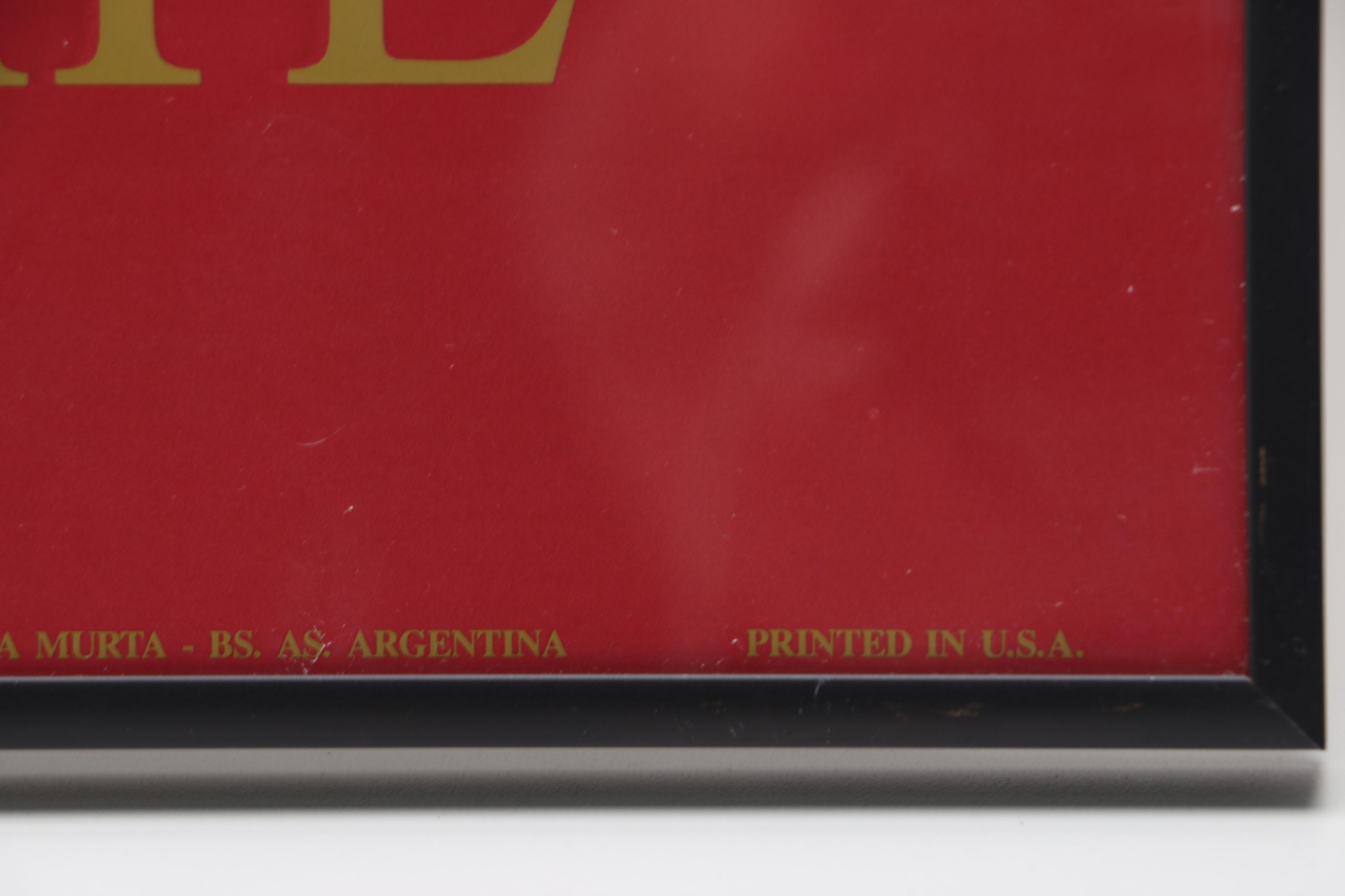 Framed Offset Lithograph "Condor Agate"