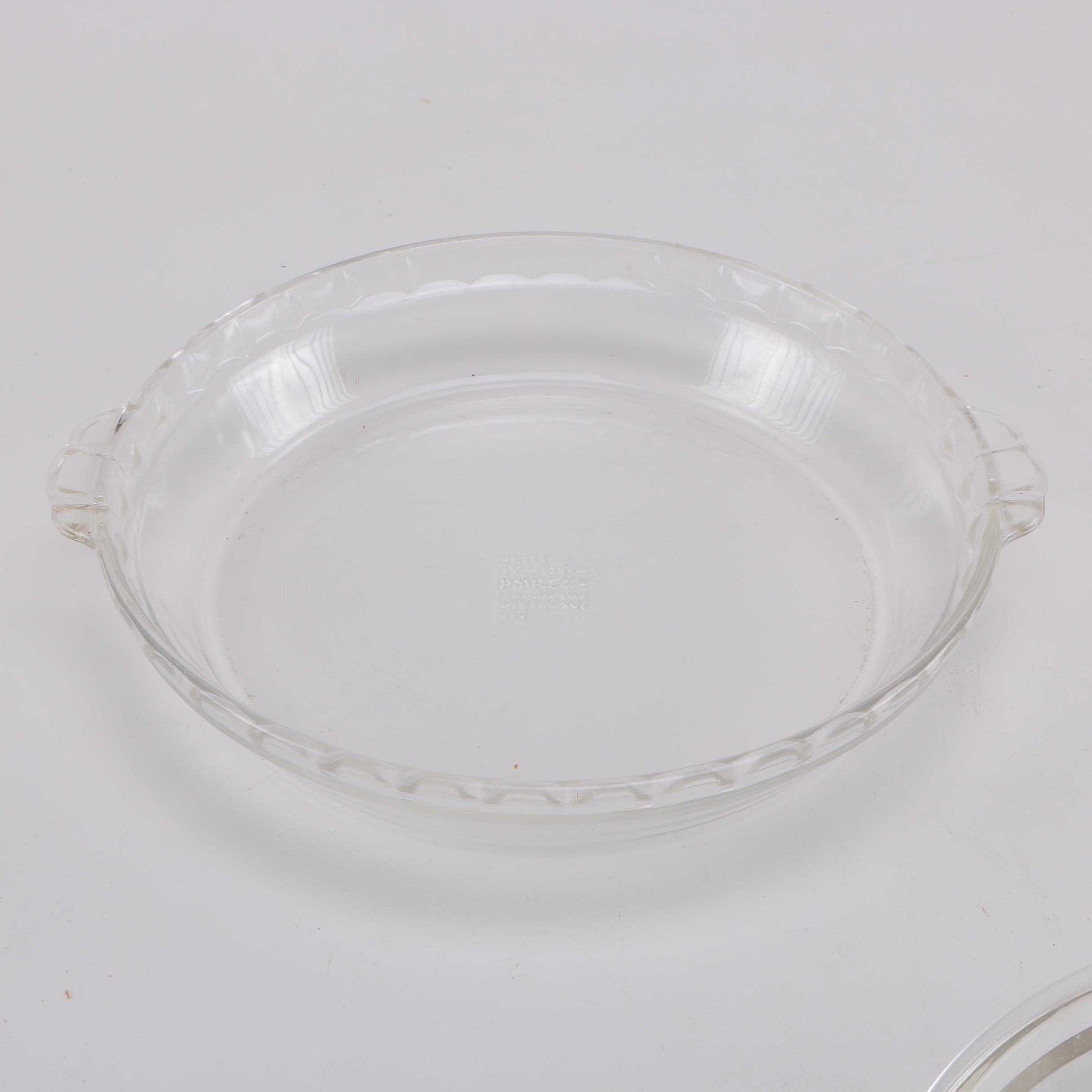 Vintage Glass and Pyrex Pie Dishes