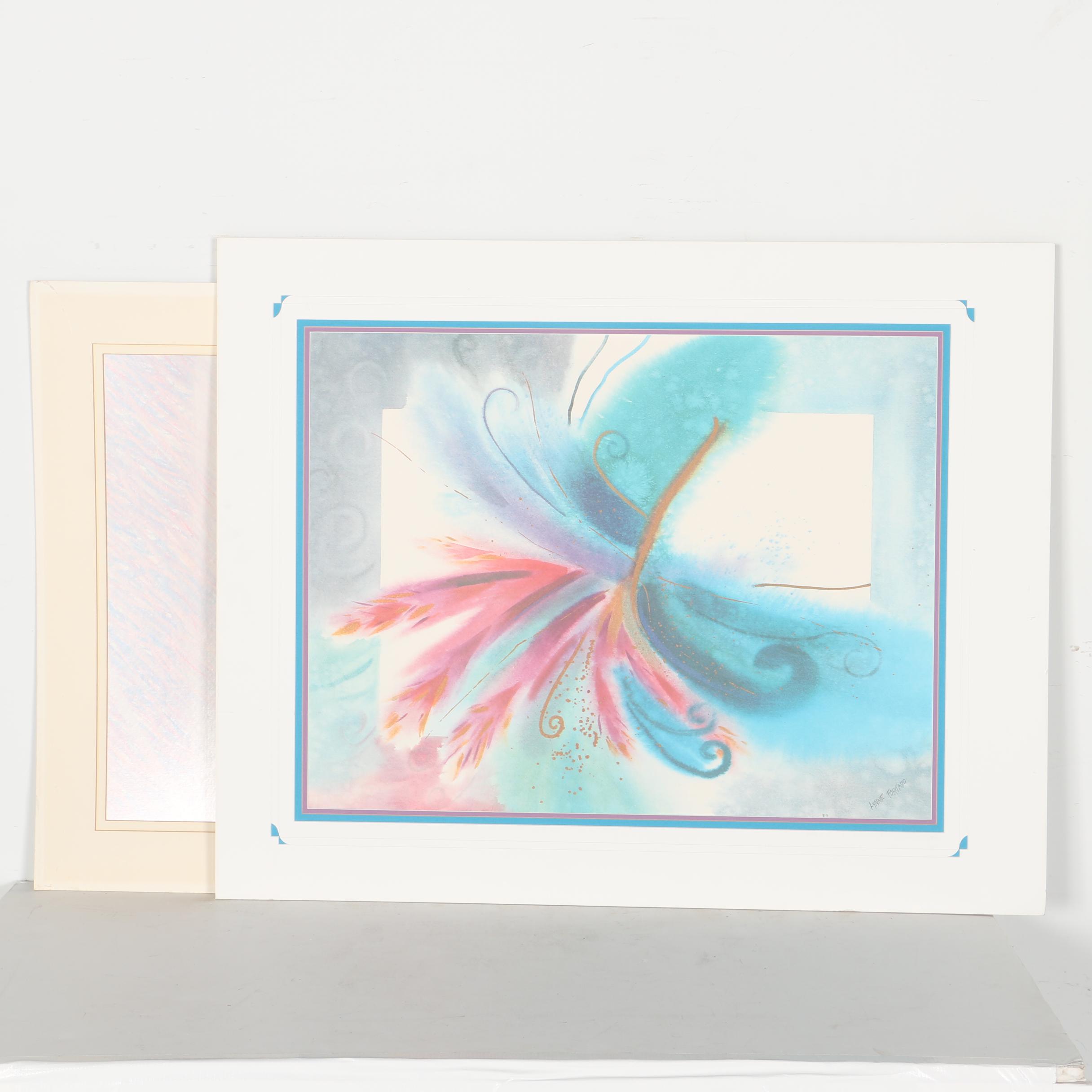 Lynne Fortado Offset Lithograph after Abstract Paintings