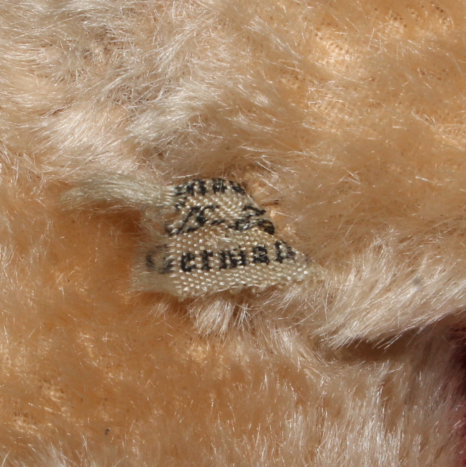 Vintage Steiff Tiger Wall Plaque and Teddy Bear