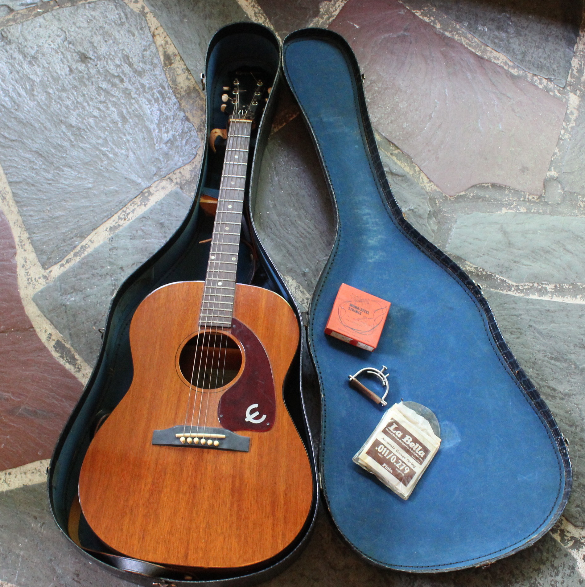 Vintage Epiphone Caballero Acoustic Guitar and Case