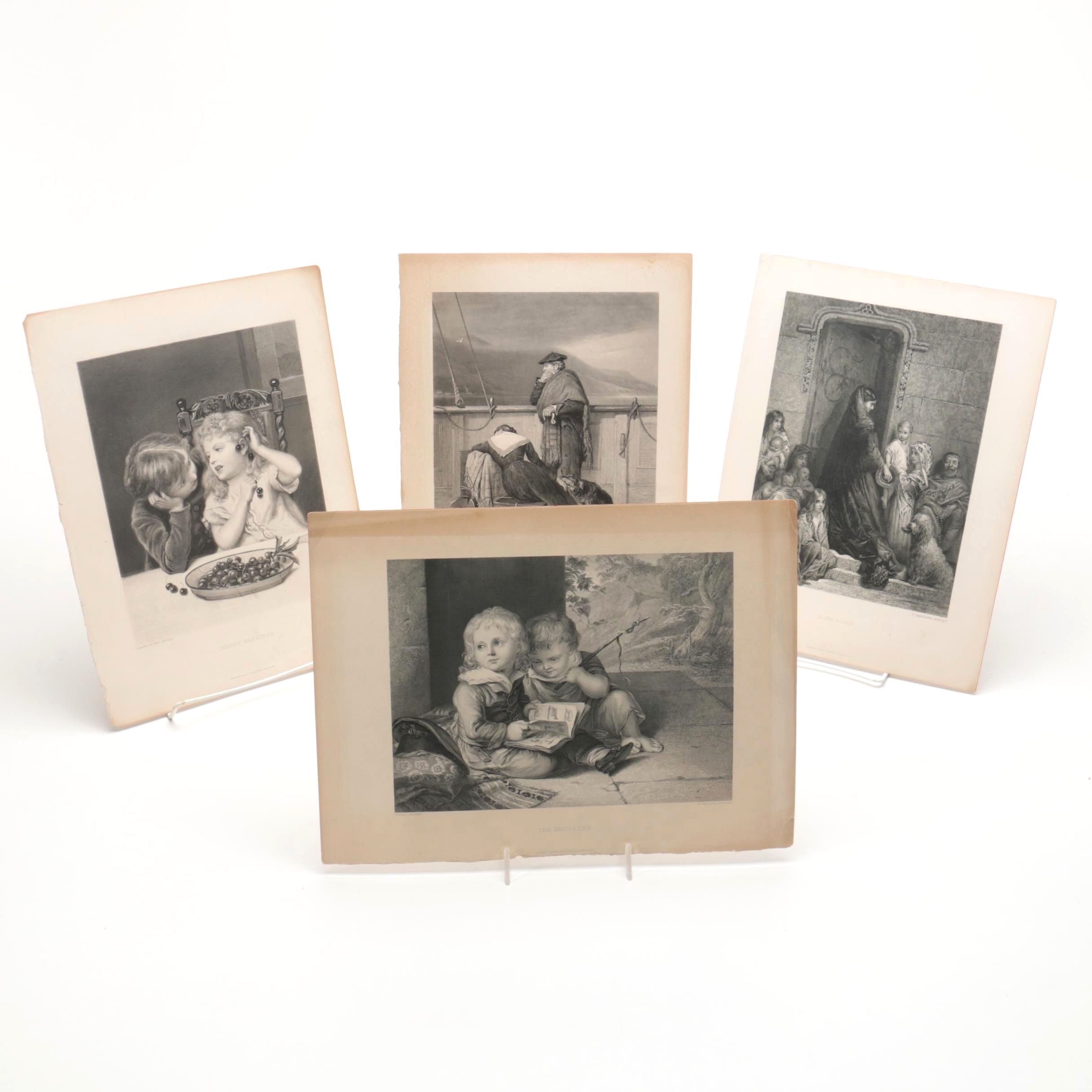 Four Vintage Engravings