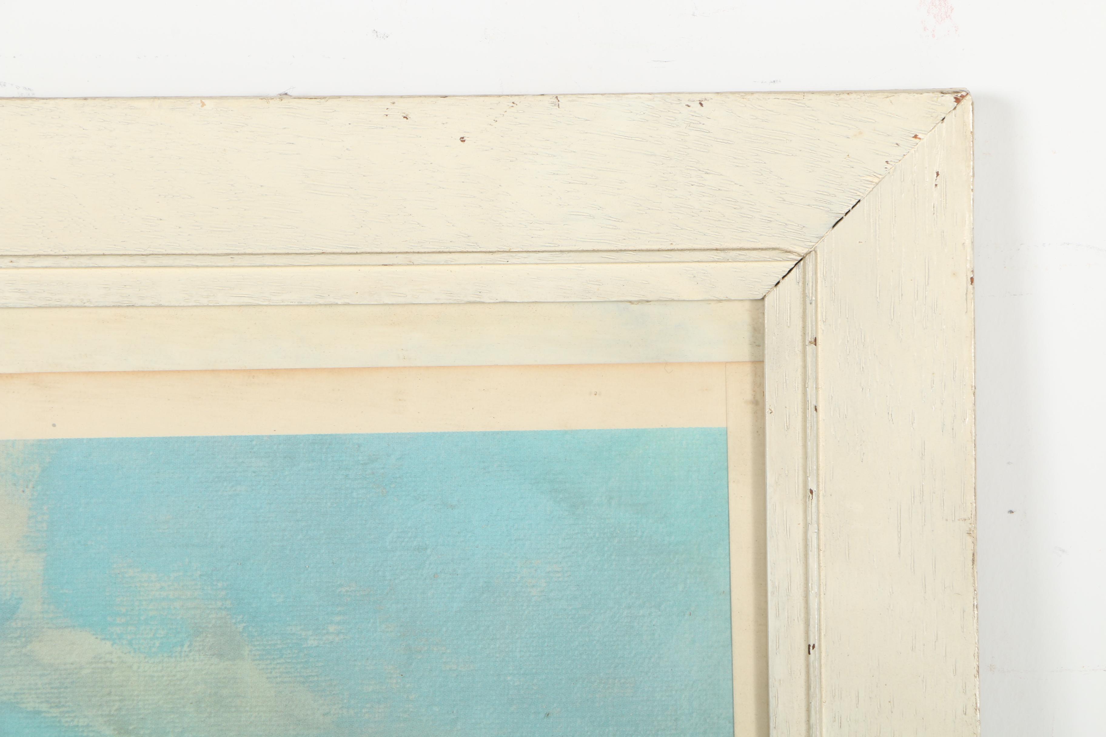 1957 Offset Lithograph Print after Harvey Garrett Smith "Mayflower II"