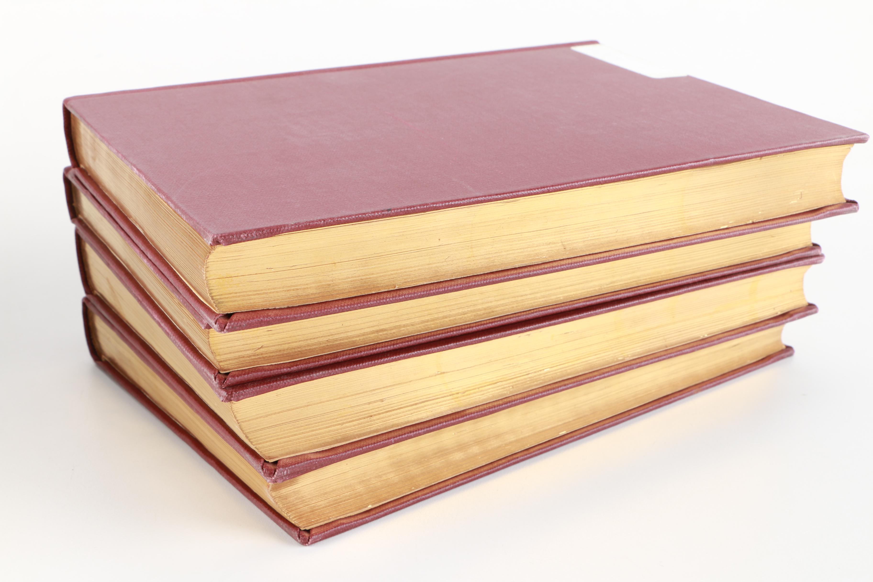 1895 Partial Set of Larned's "History For Ready Reference"