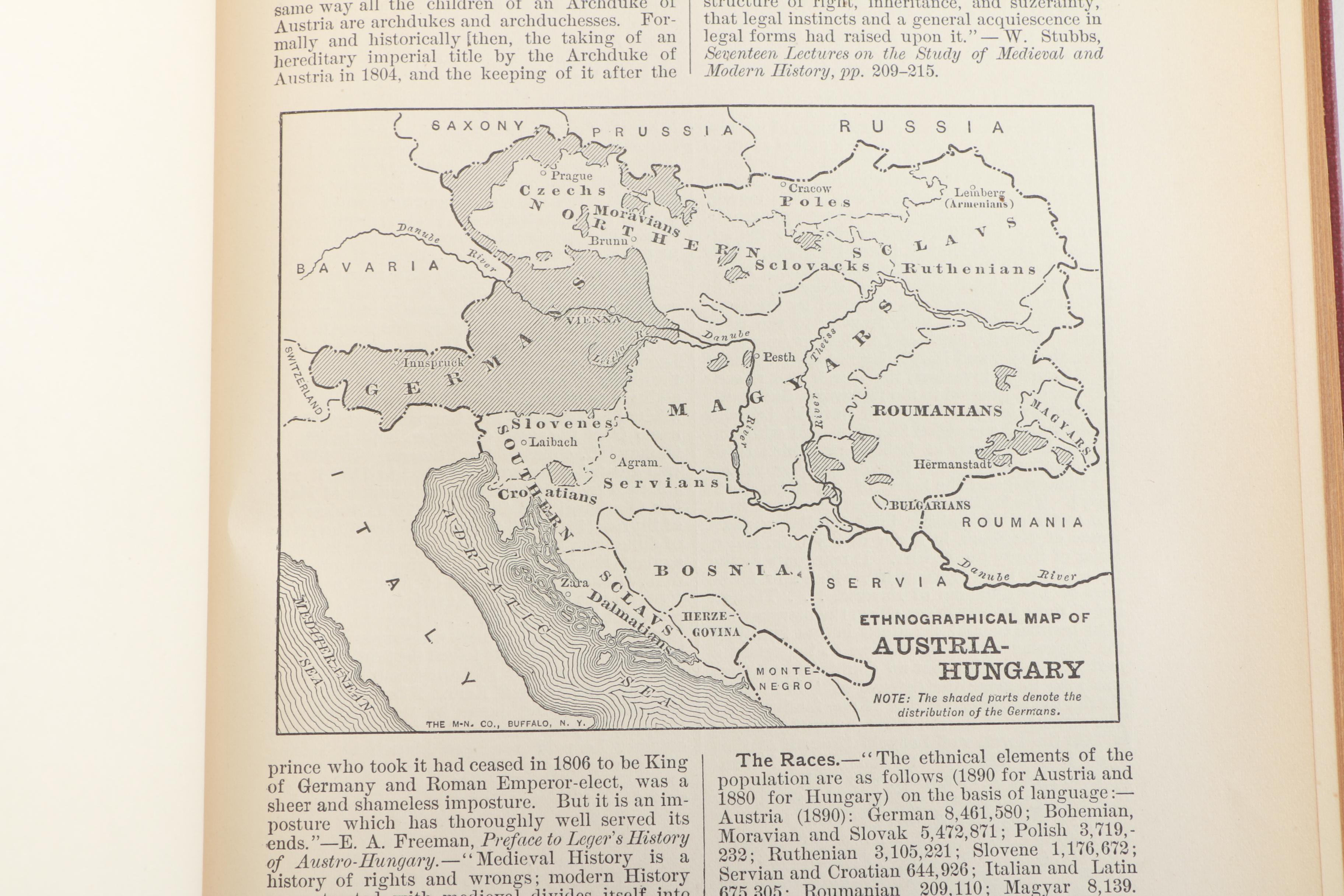 1895 Partial Set of Larned's "History For Ready Reference"