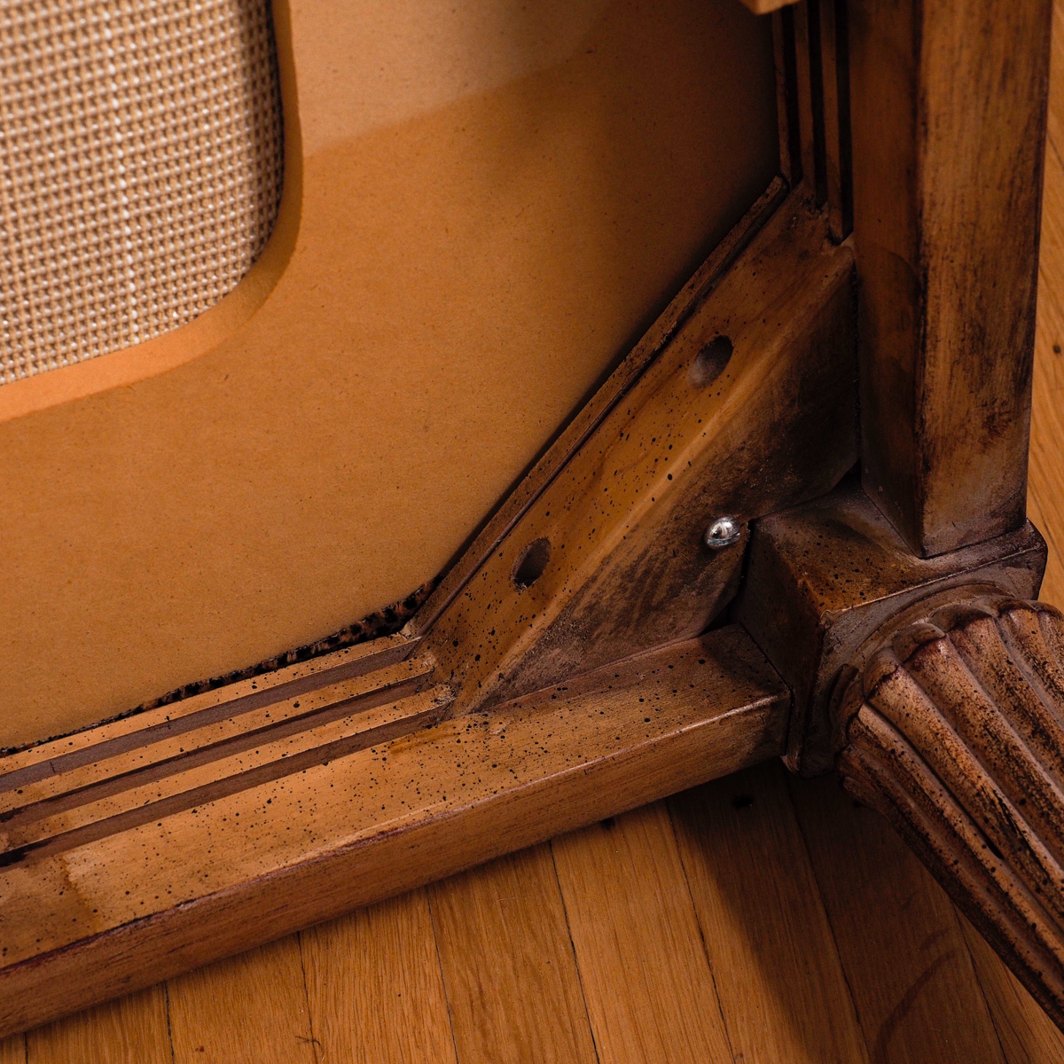 Carved Lion Head Chair by Thomasville