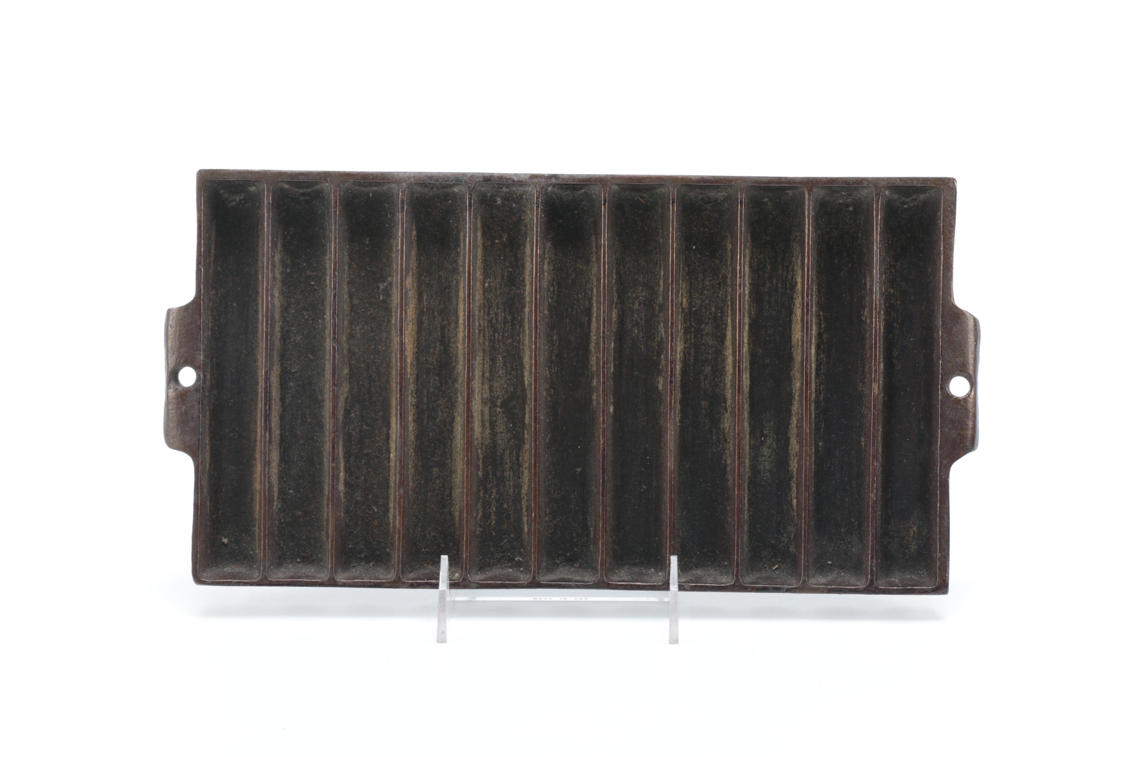 Vintage Kitchenware Including Cast Iron Cornbread Pan