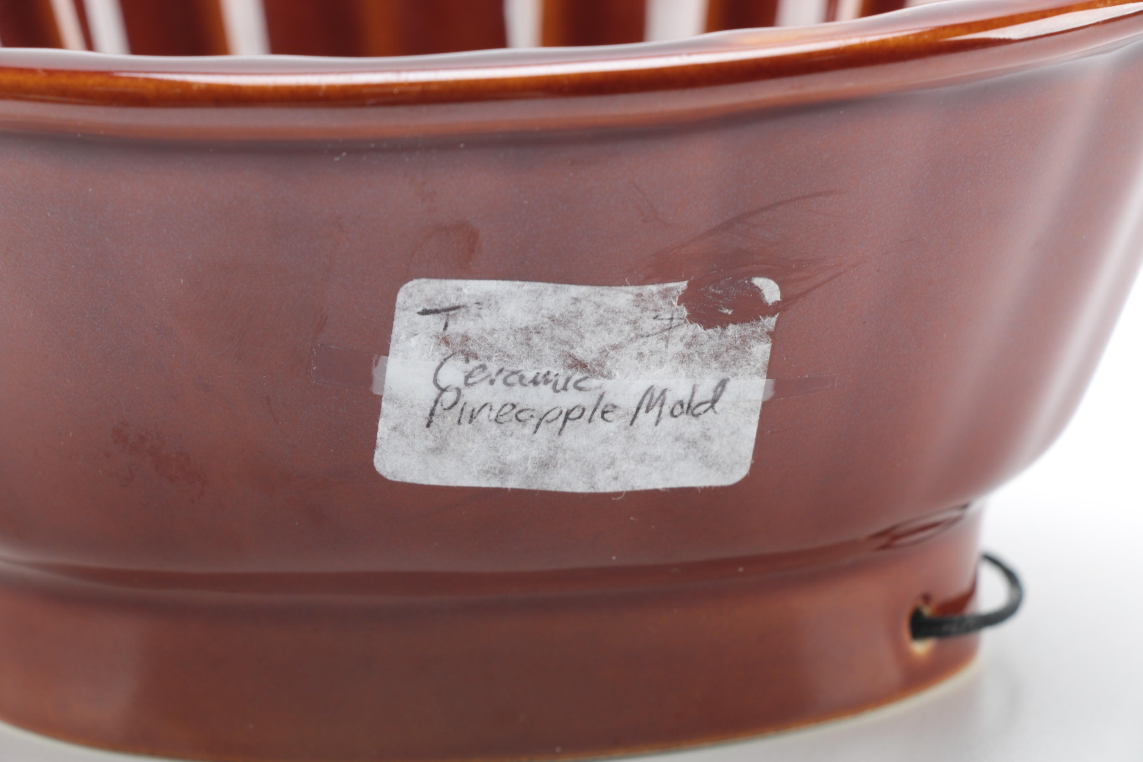 Vintage Kitchenware Including Cast Iron Cornbread Pan