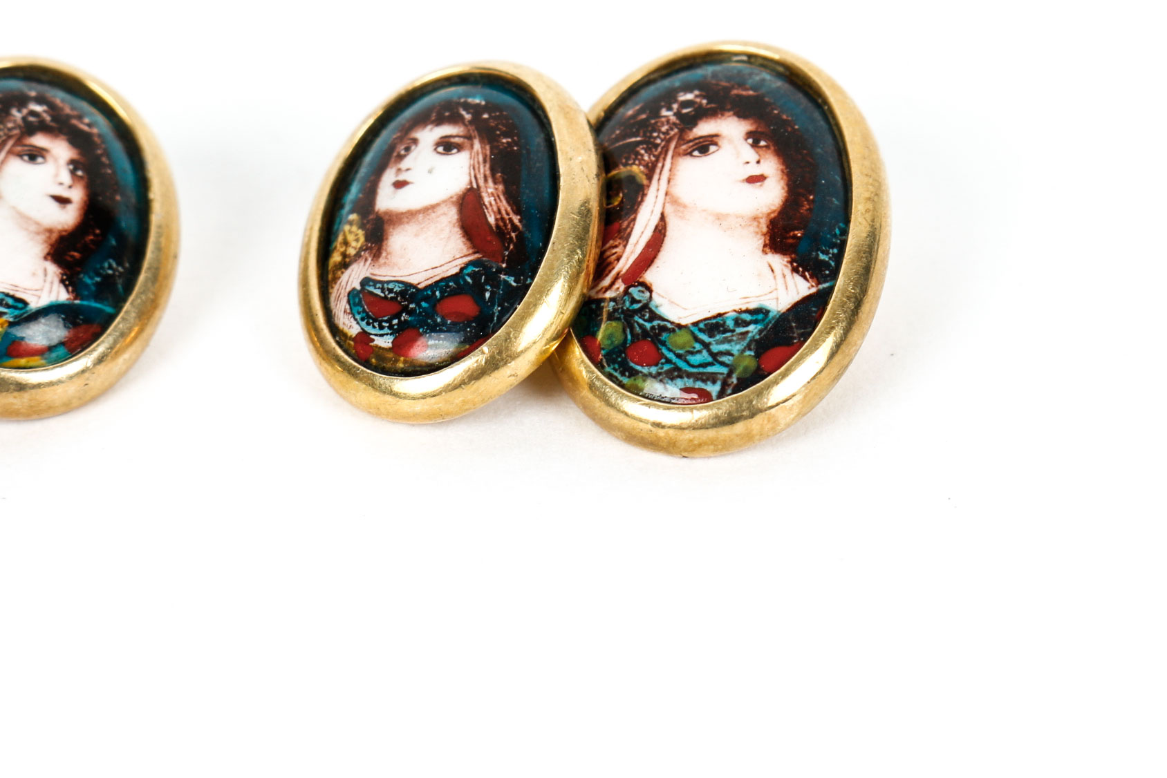 Vermeil Sterling Silver Cufflinks