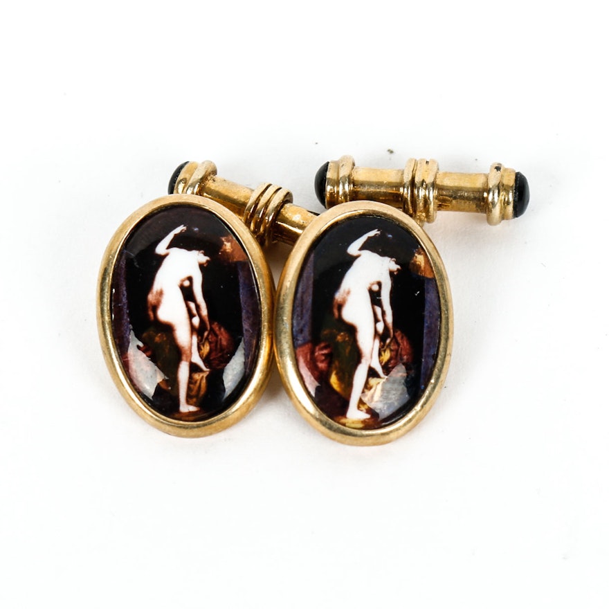 Vermeil Sterling Silver Cufflinks