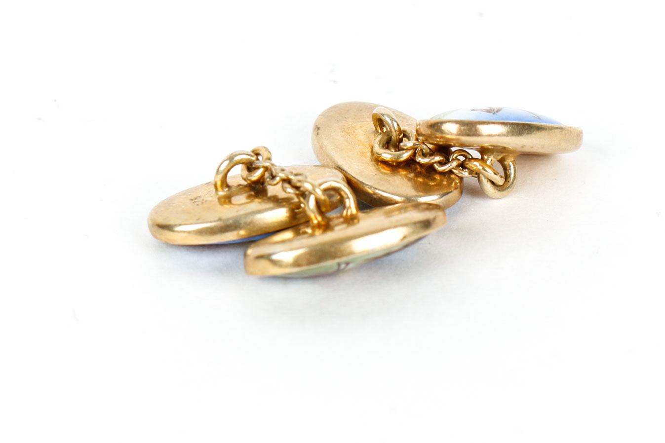 Vermeil Sterling Silver Cufflinks