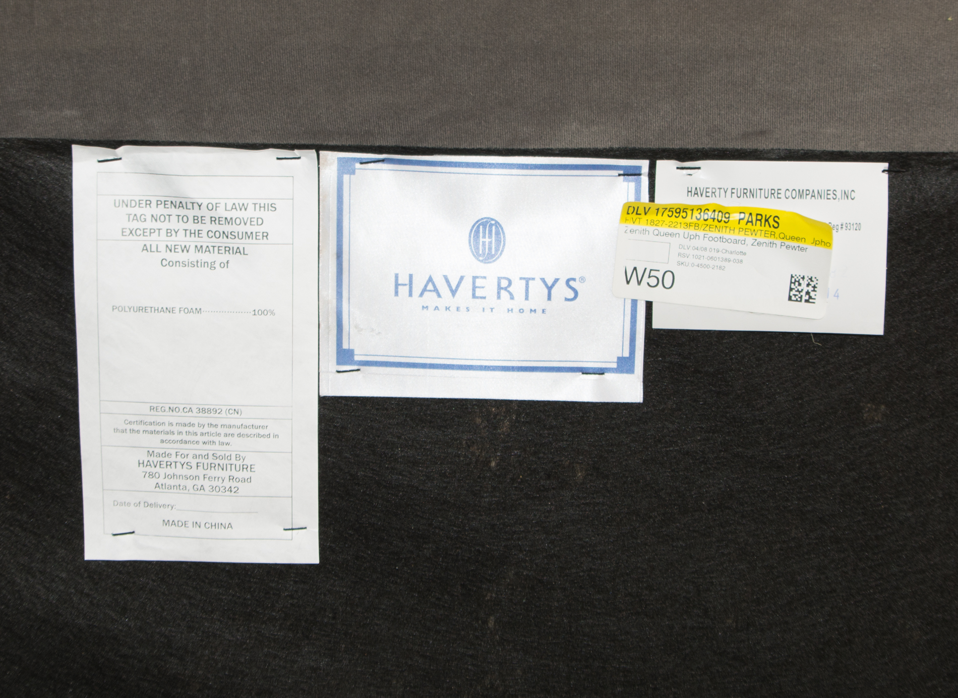 Havertys Zenith Queen Bed Frame