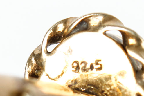 Vermeil Sterling Silver Cameo Cufflinks