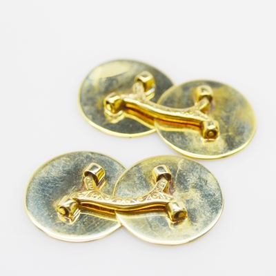 14K Yellow Gold Cufflinks