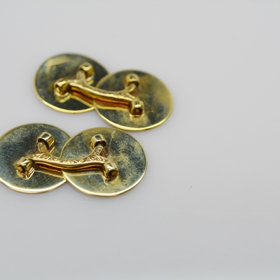 14K Yellow Gold Cufflinks