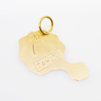 18K Yellow Gold Tahiti Charm