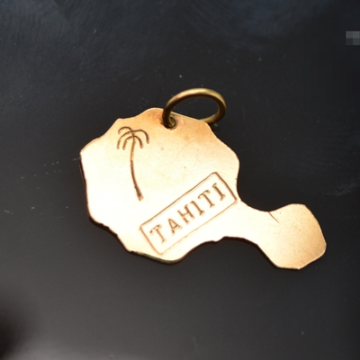 18K Yellow Gold Tahiti Charm