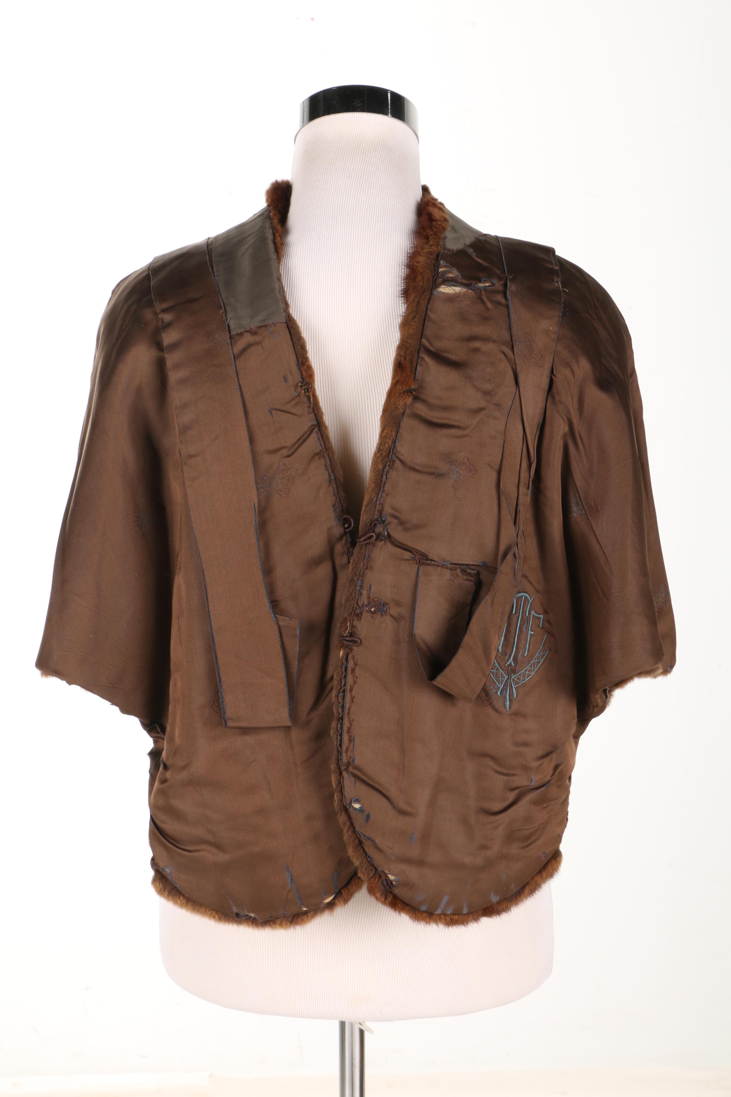 Vintage Dyed Squirrel Fur Stole