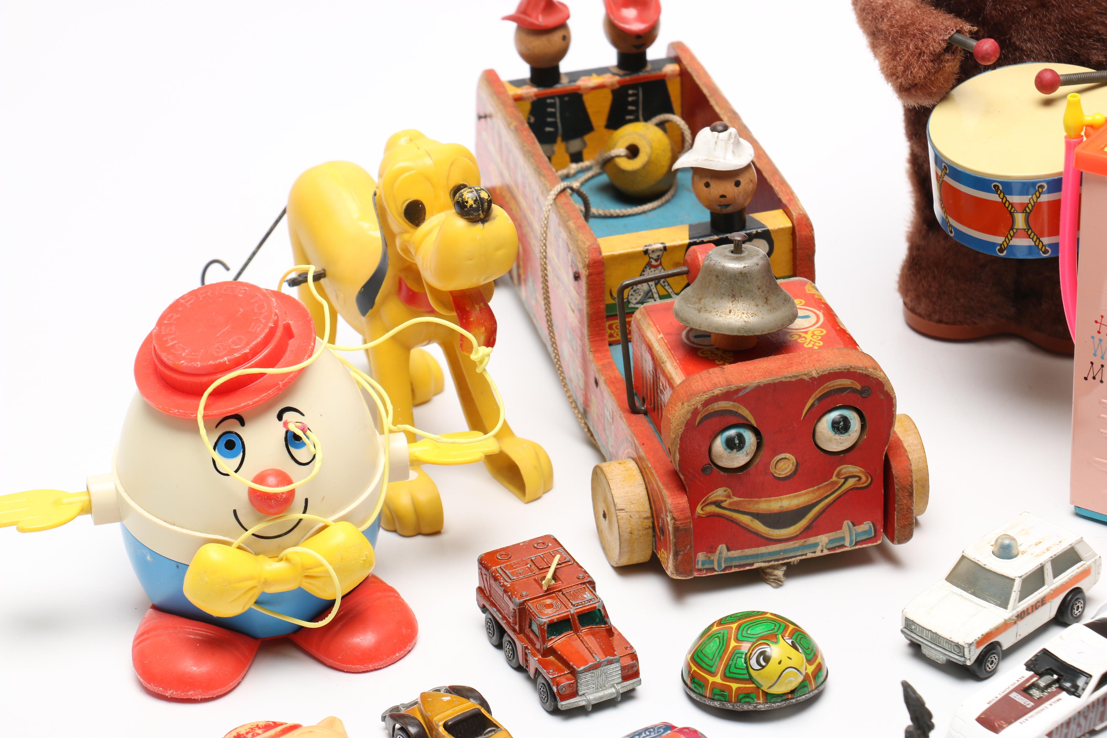 Vintage Toys Including Fisher-Price