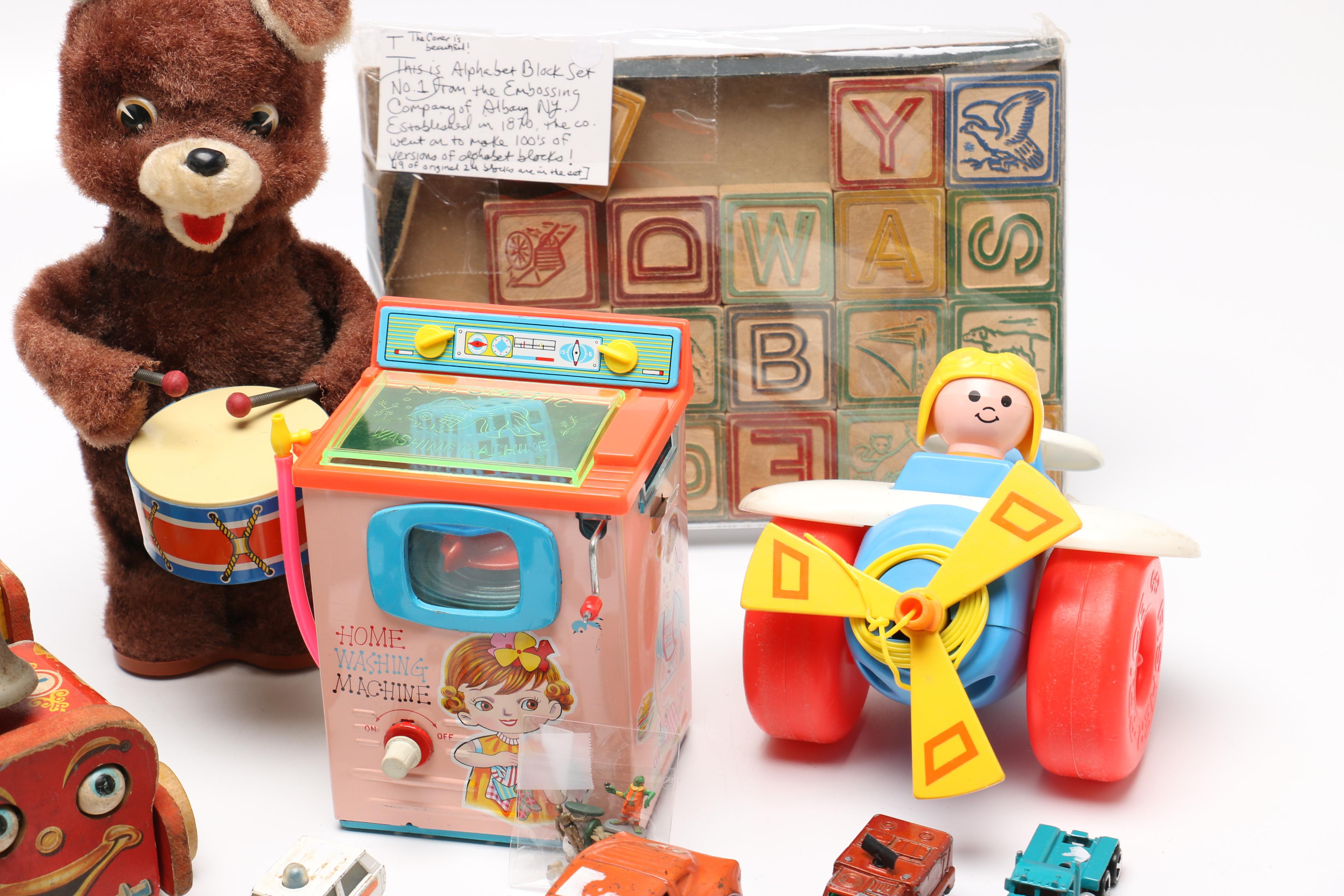 Vintage Toys Including Fisher-Price
