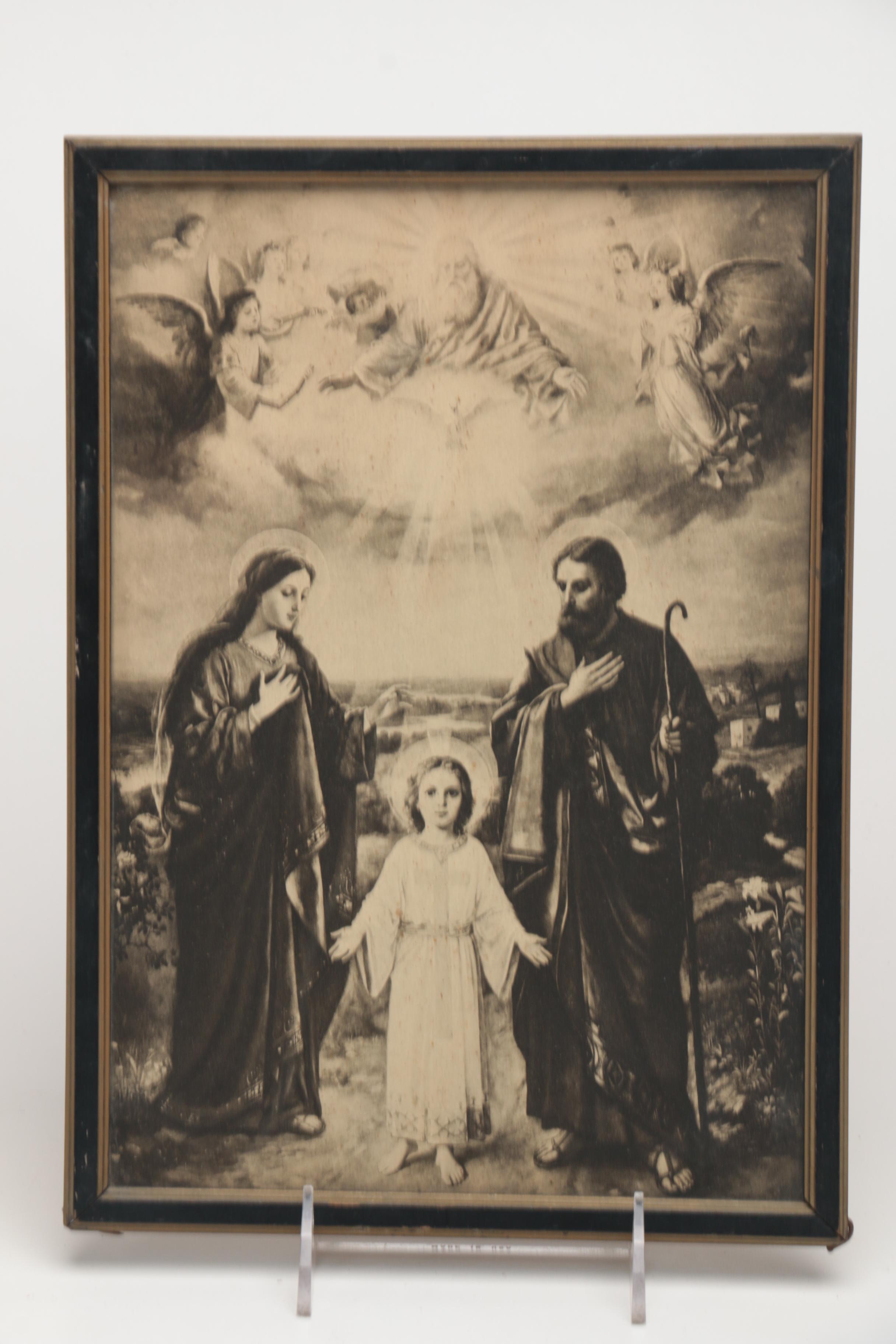 Vintage Framed Lithograph Prints