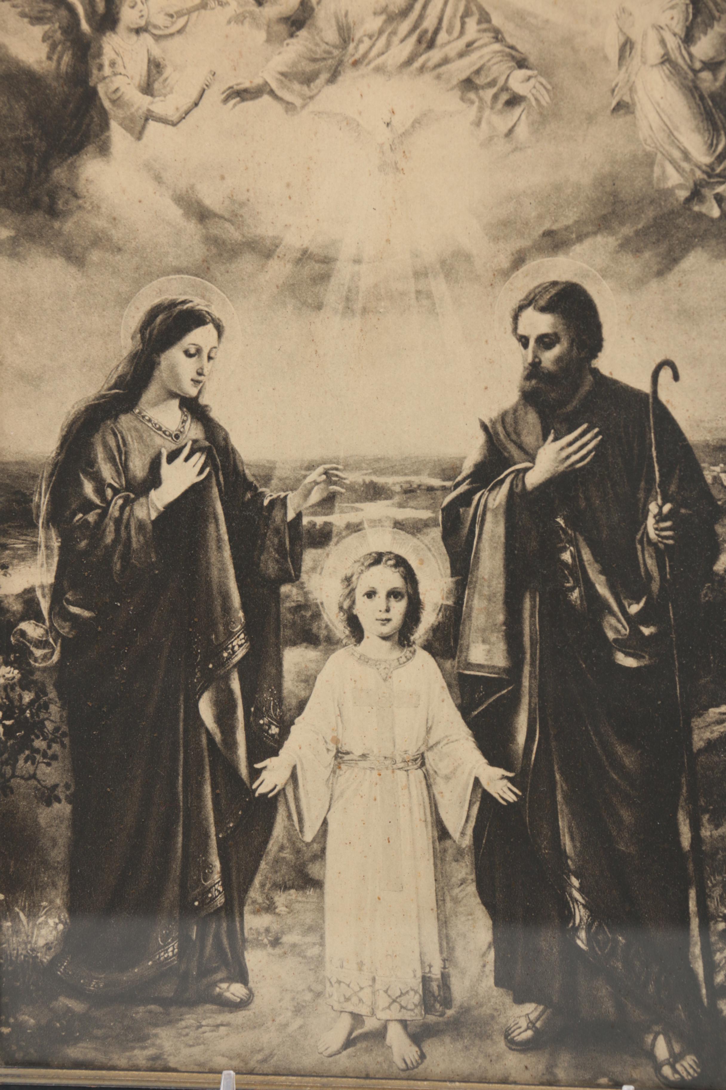 Vintage Framed Lithograph Prints