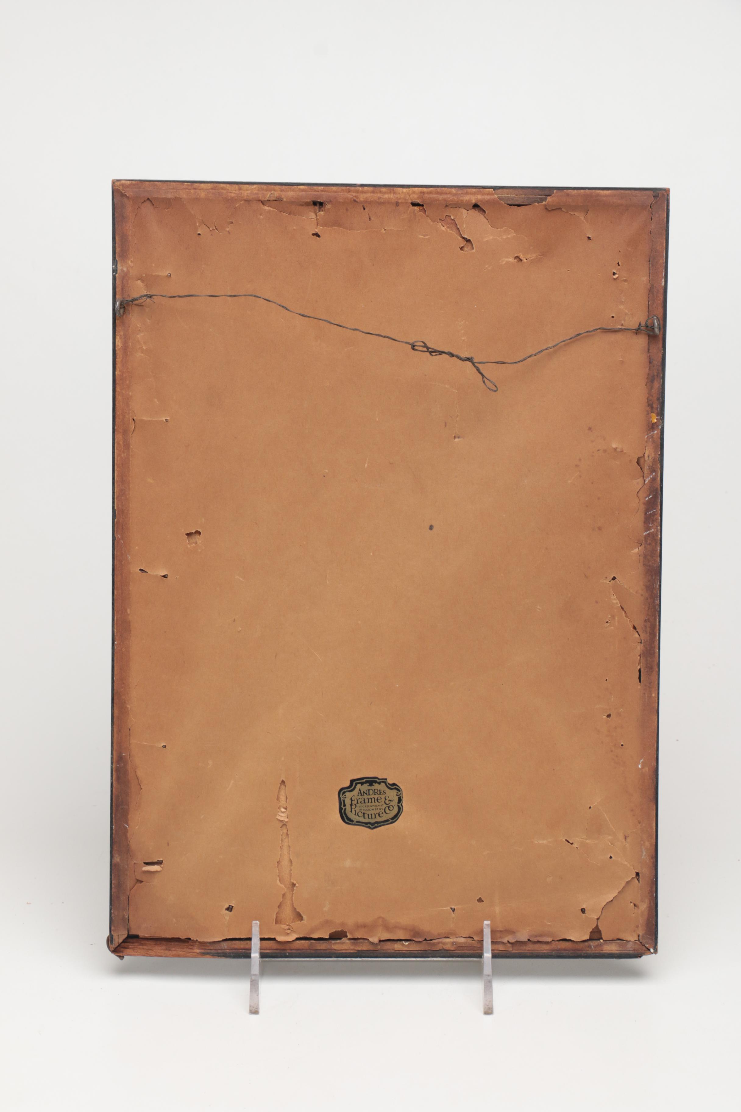 Vintage Framed Lithograph Prints