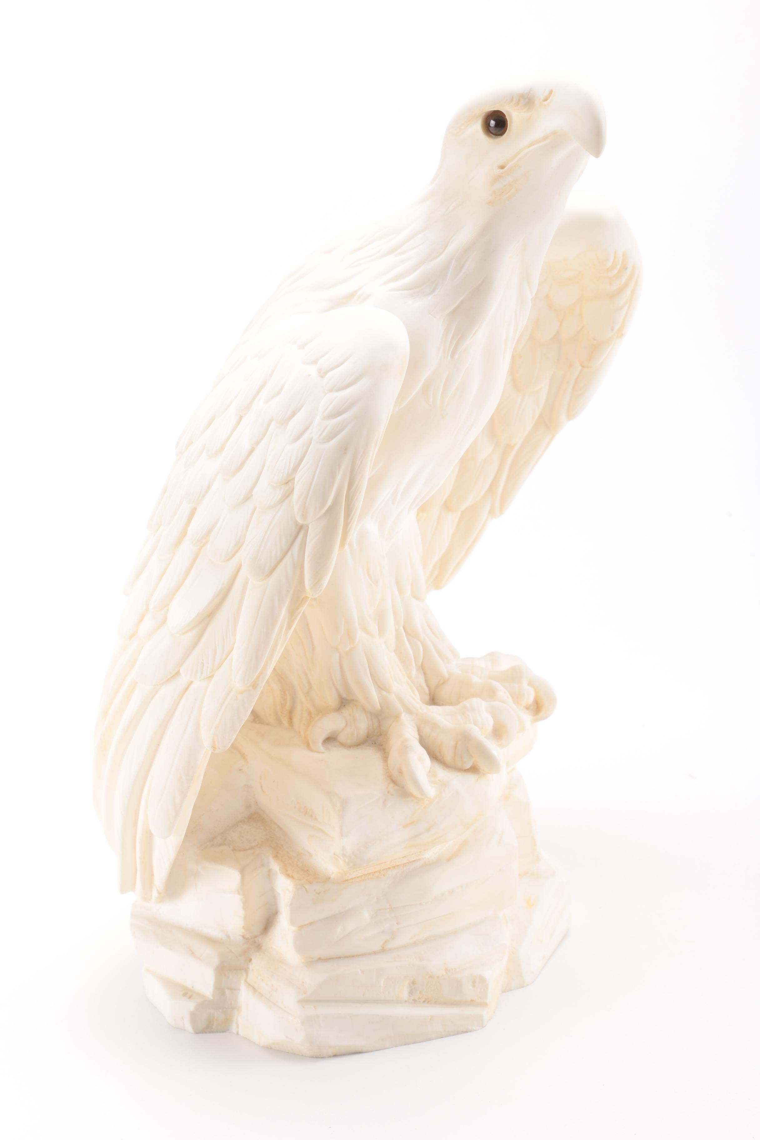 Giannelli Signed Bald Eagle Sculpture
