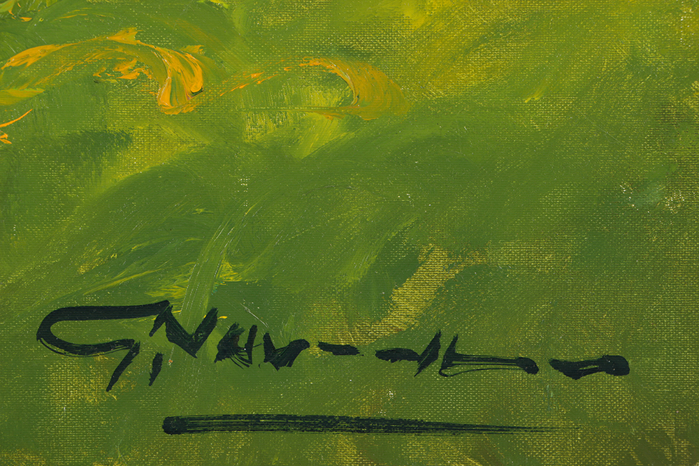 Gerhard Neswadba Oil Painting on Canvas "Amalfi"