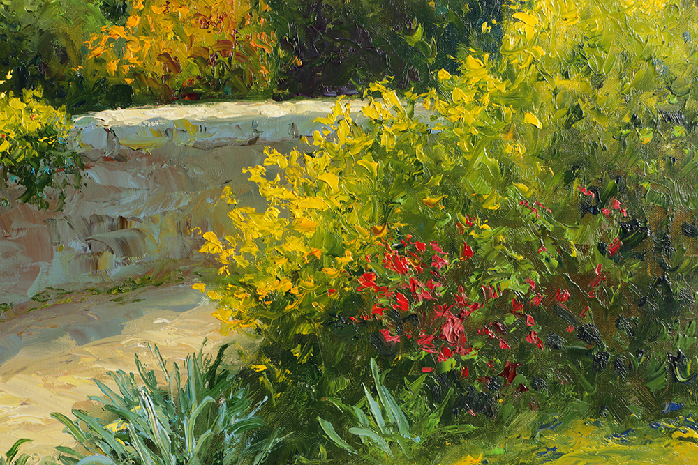 Gerhard Neswadba Oil Painting on Canvas "Amalfi"