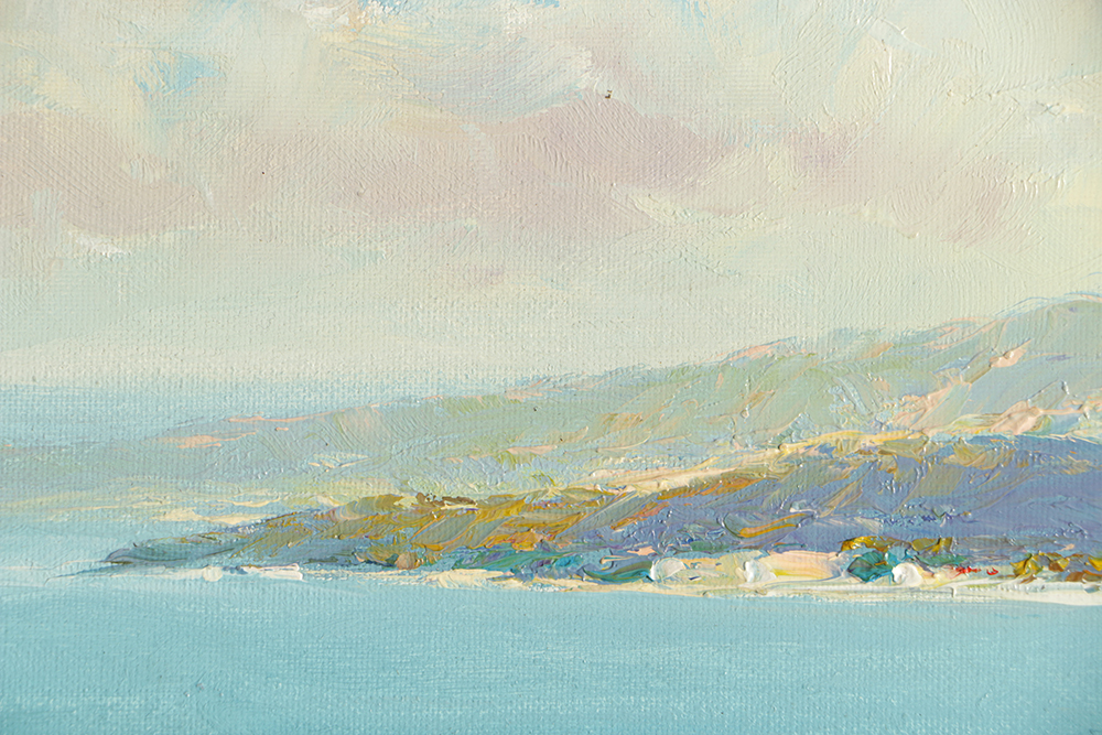 Gerhard Neswadba Oil Painting on Canvas "Amalfi"